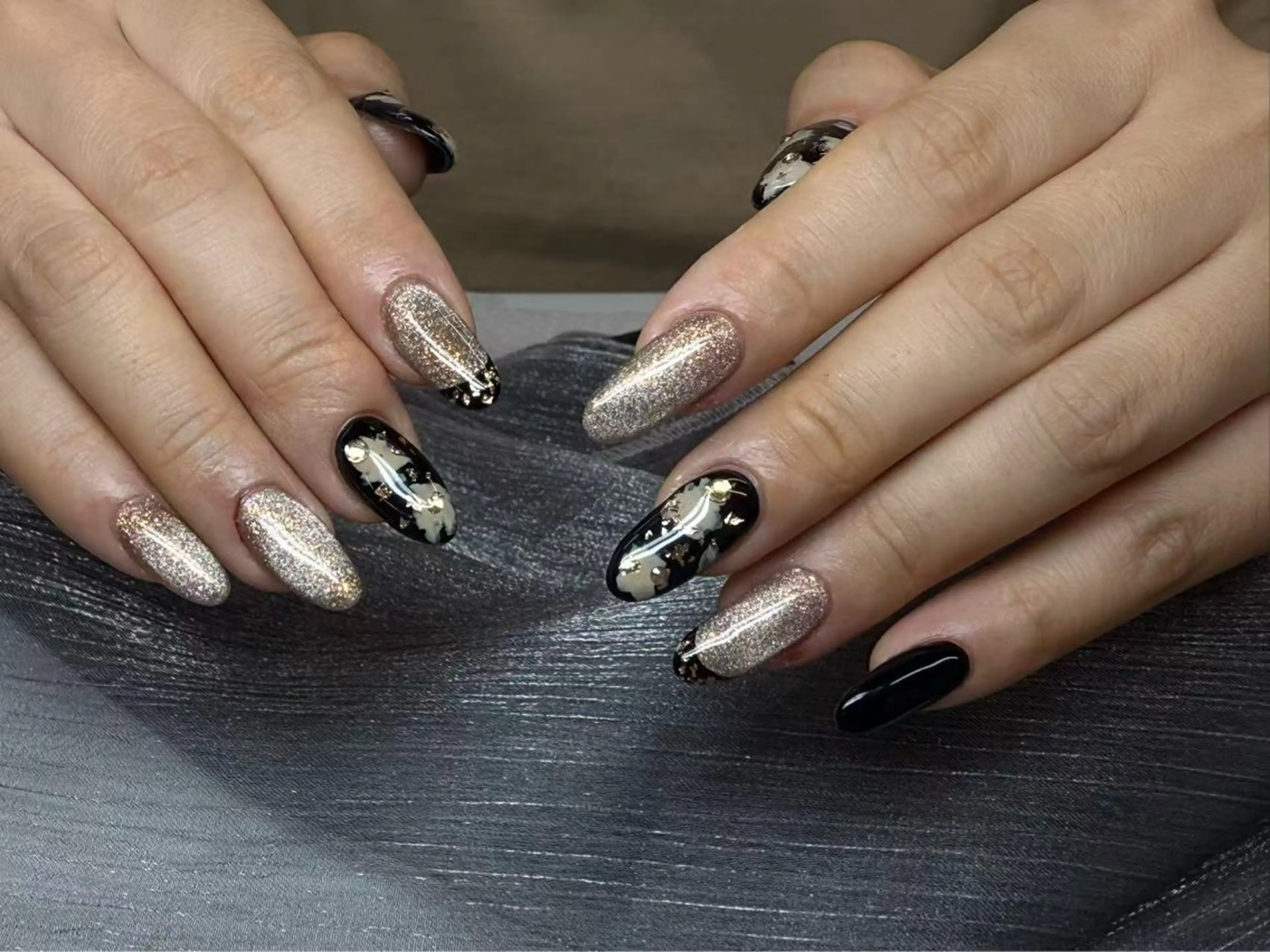 ネイル ハンドネイル ハンドケア Kaka_ パラジェル、長さだしのネイルデザイン