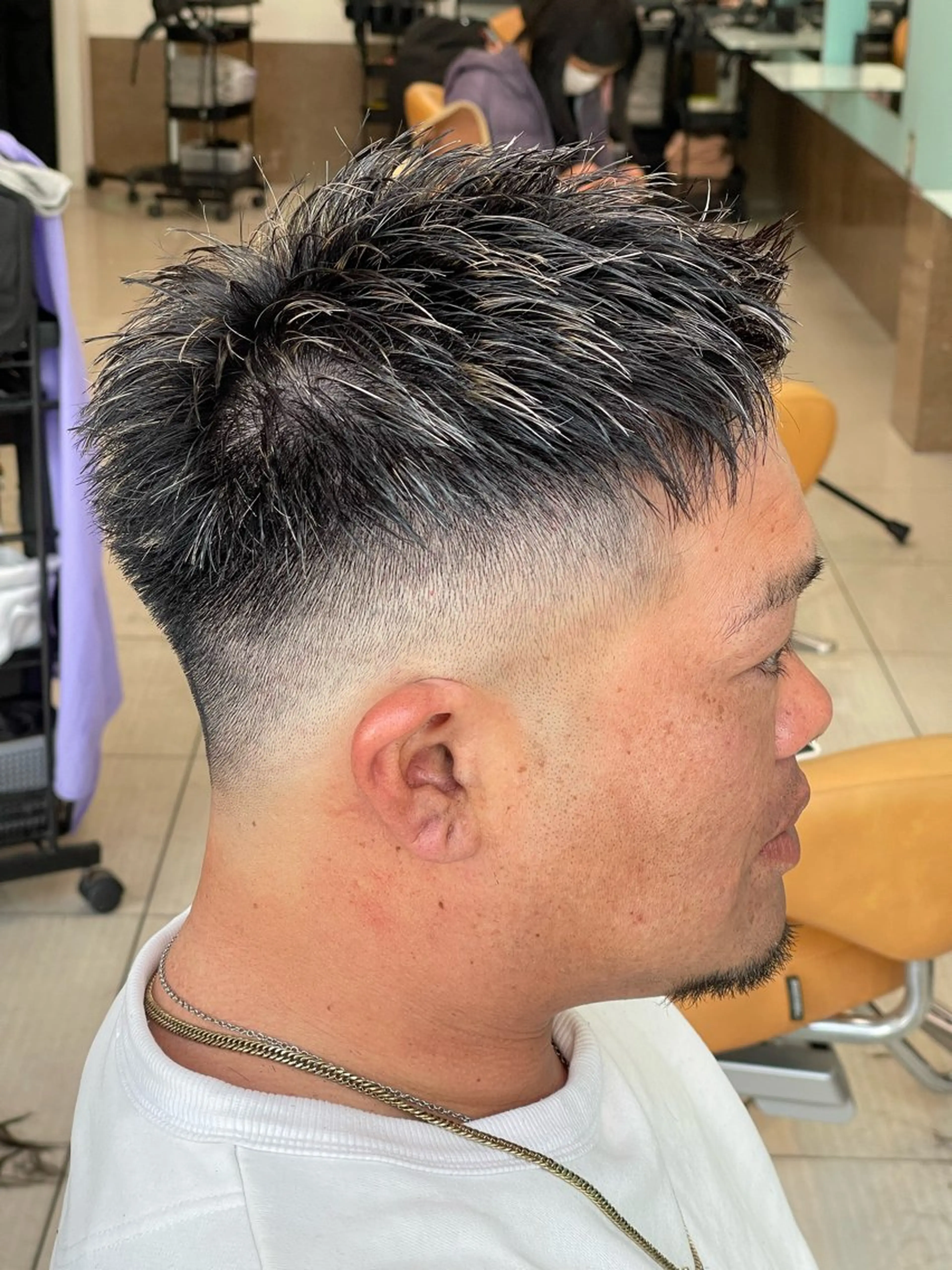 ショート カラー メッシュ カット ヘアカラー トリートメント SOYON西大寺店所属・ダブルカラー/ 髪質改善💎安藤のヘアスタイル