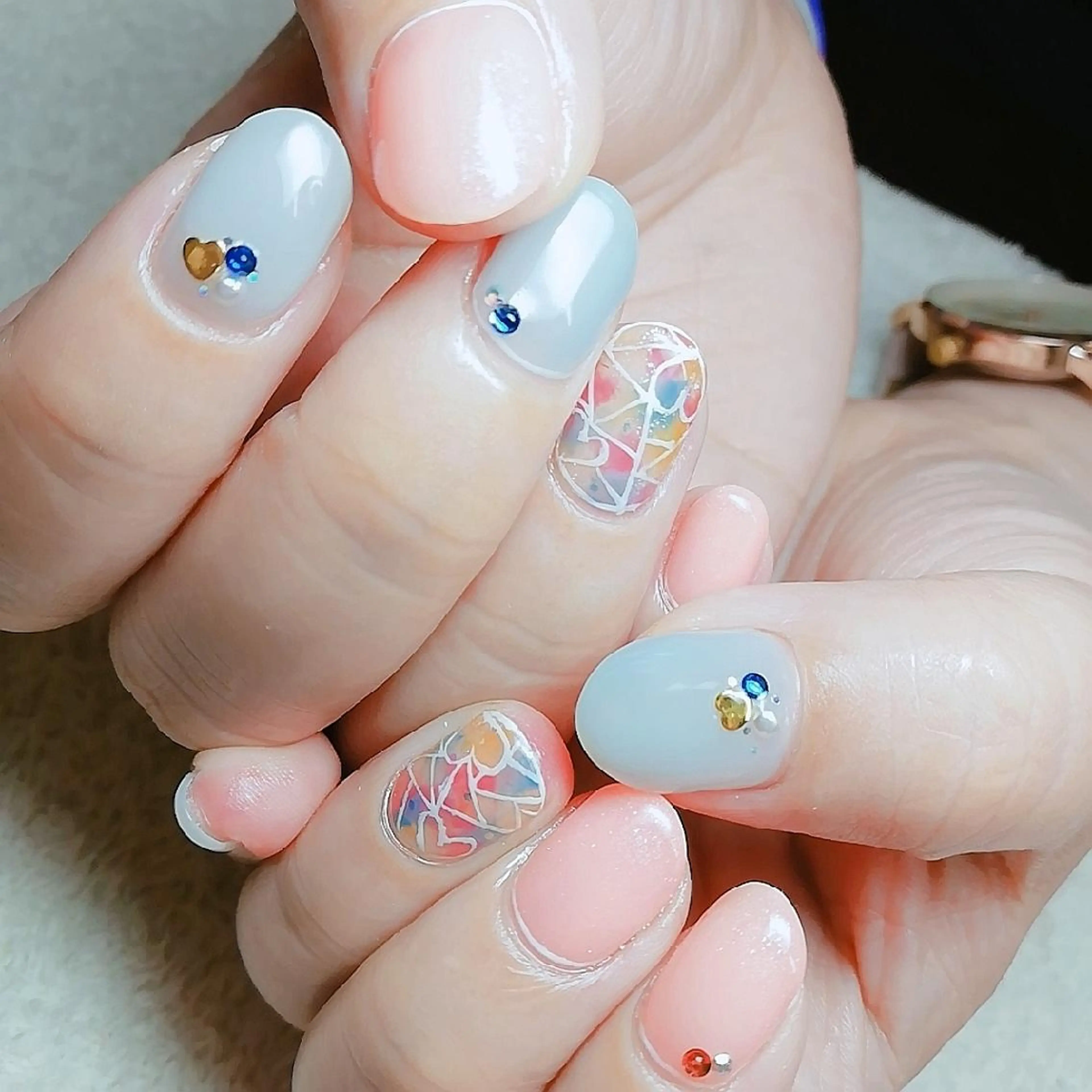 ネイル アートネイル ハンドネイル 柴崎 美幸のネイルデザイン