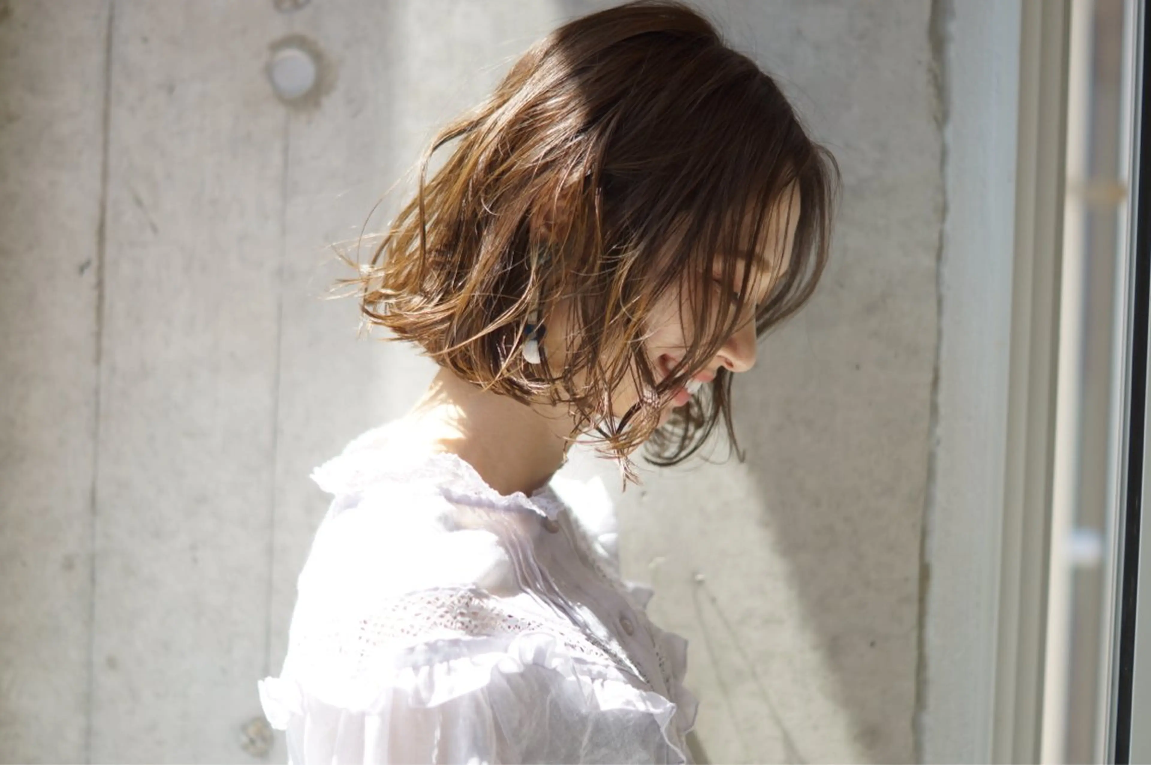 パーマ カット ヘアカラー 縮毛矯正 トリートメント hoNua. 栄/透明感カラーのヘアスタイル