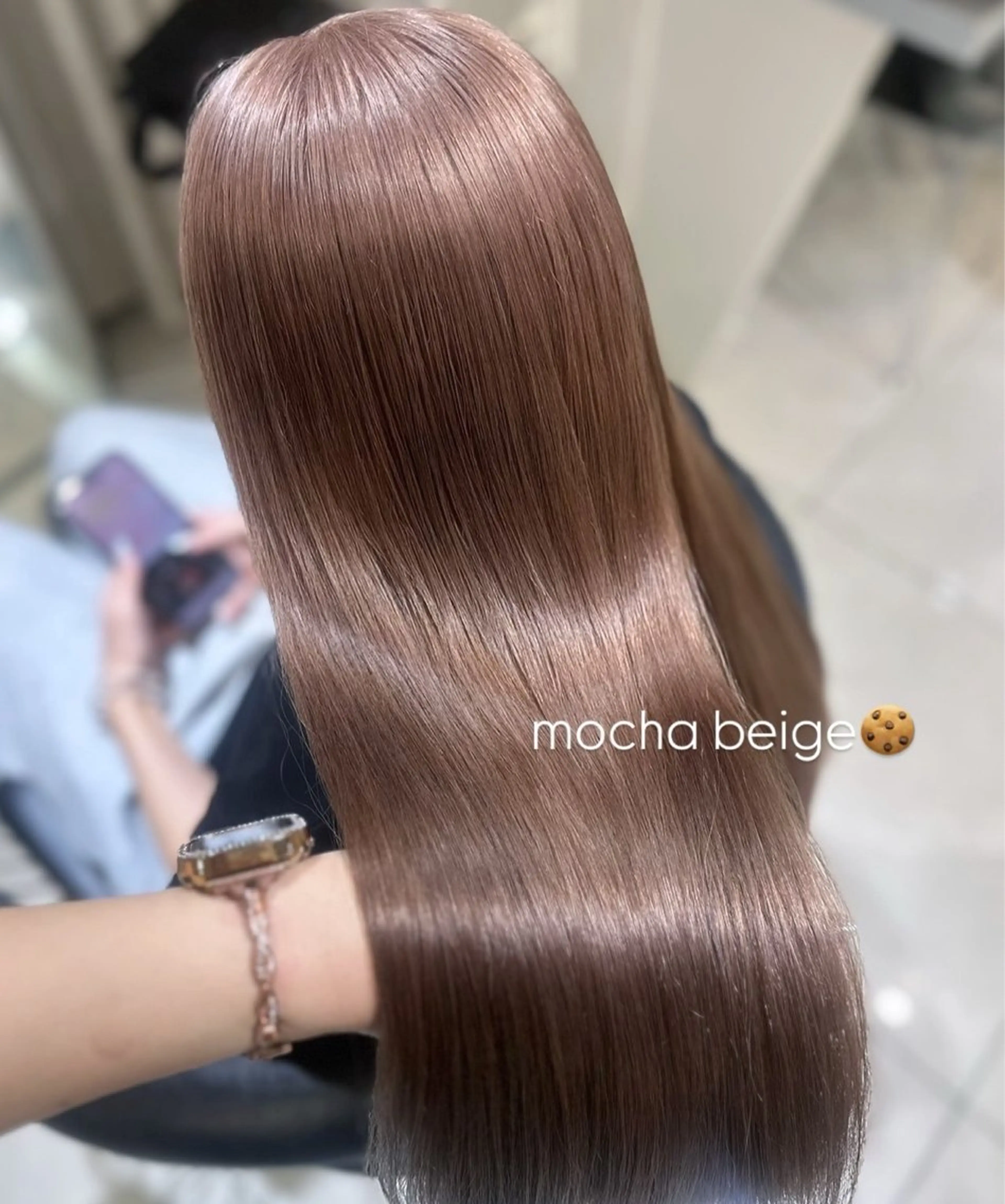 【💎ハイトーンの味方💎】Wカラー＋Aujua極艶TR✨艶ぷる透明感💕の写真