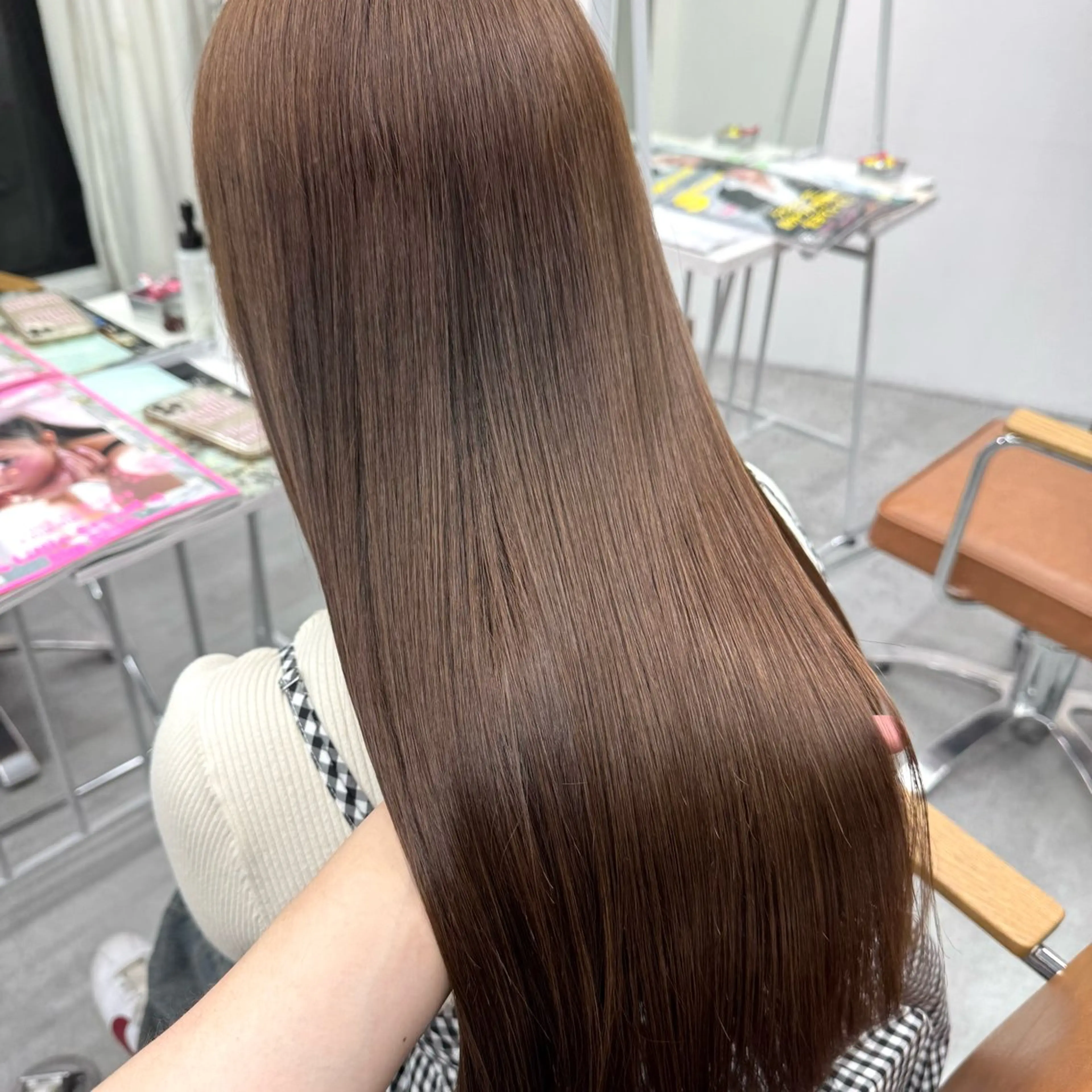 ロング カラー ヘアアレンジ ヘアカラー ブリーチなしカラー /新百合ヶ丘/安形翔のヘアスタイル