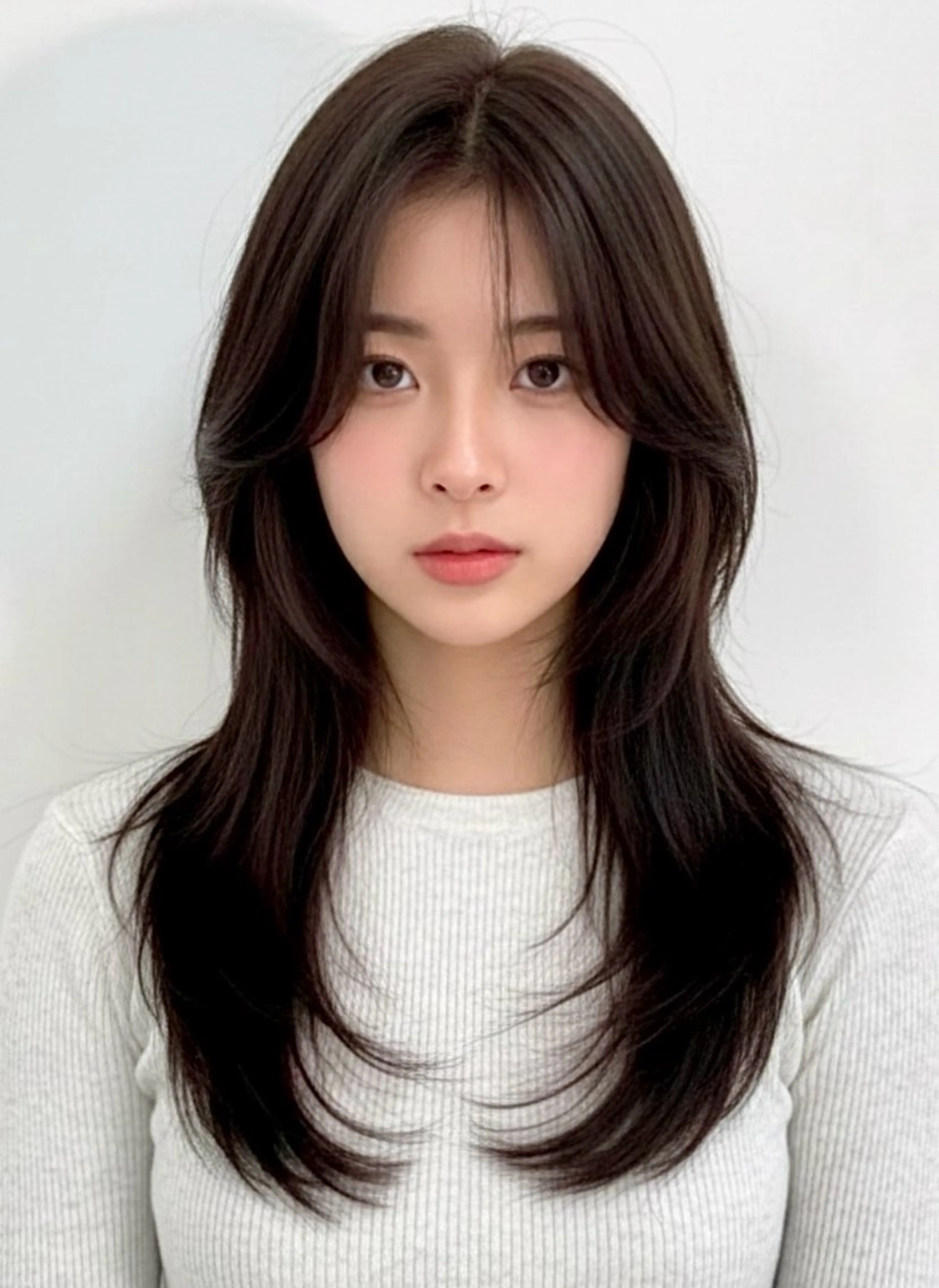 セミロング 渋谷/ハッシュ レイヤーカット/会田のヘアスタイル