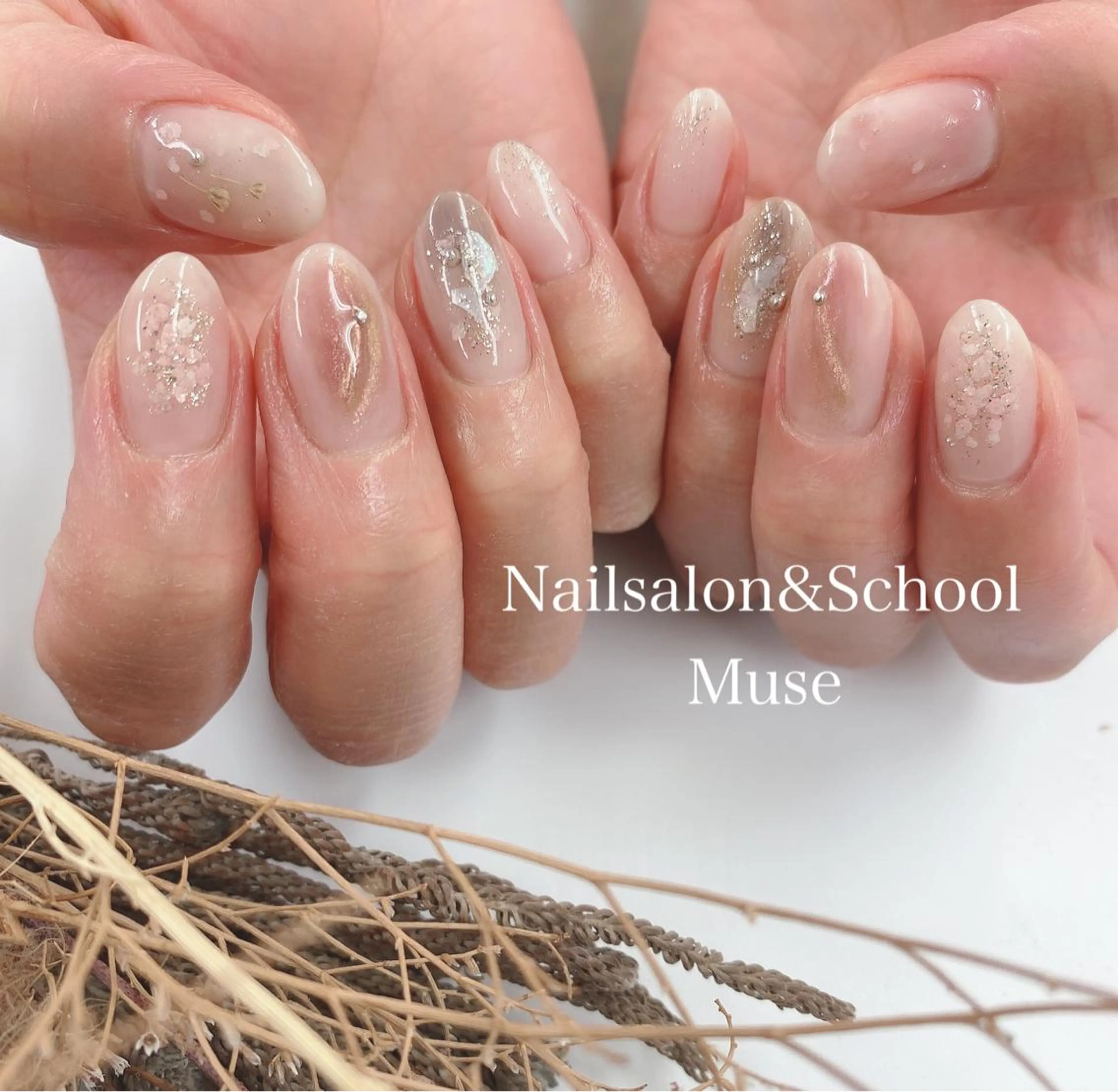 ネイル 春ネイル ハンドネイル Nail salon Museのネイルデザイン