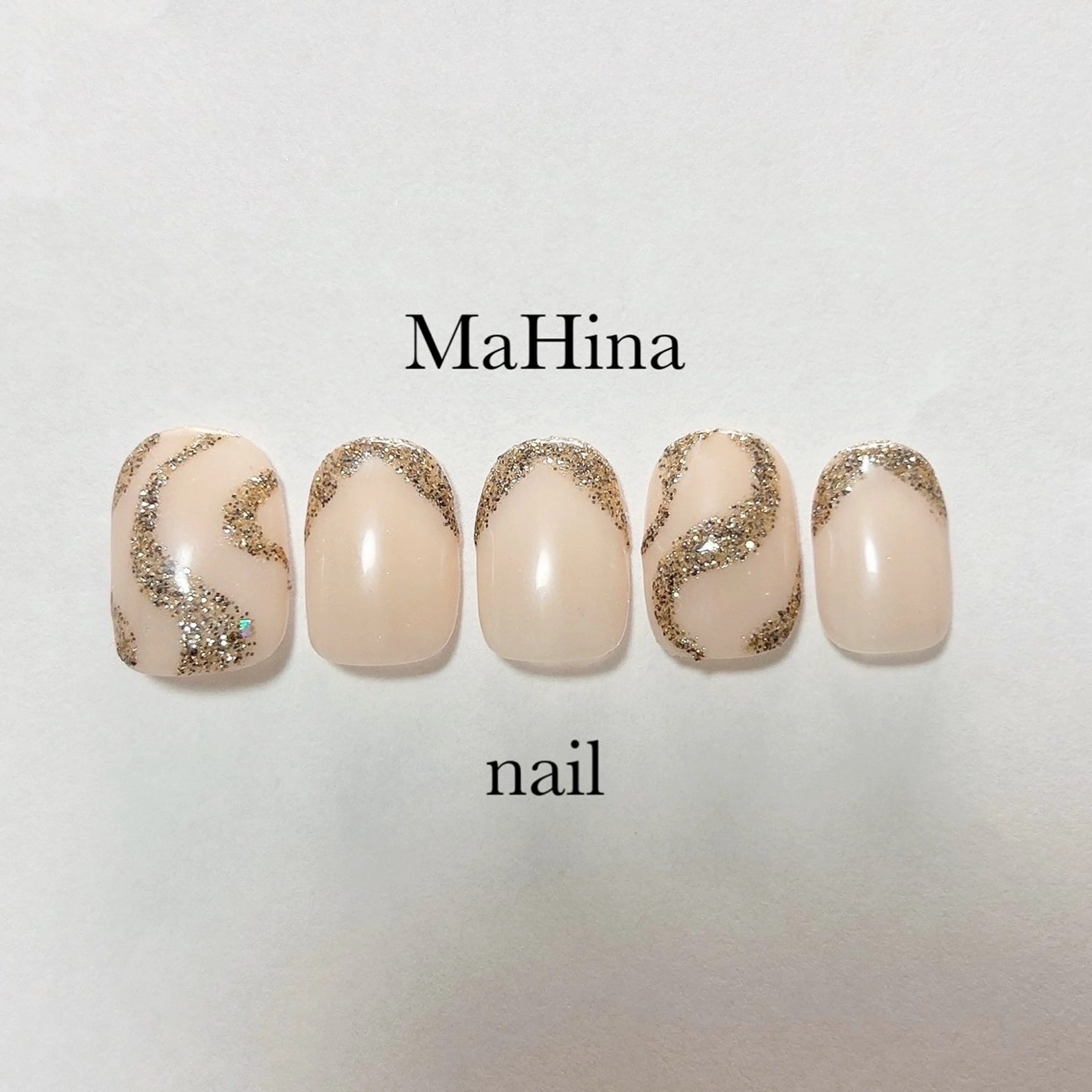 ネイル フットネイル フレンチネイル ジェルネイル キラキラネイル ラメ(グリッター) ハンドネイル Healing Salon...MaHina(マヒナ)所属・MaHina🌙 salonのネイルデザイン