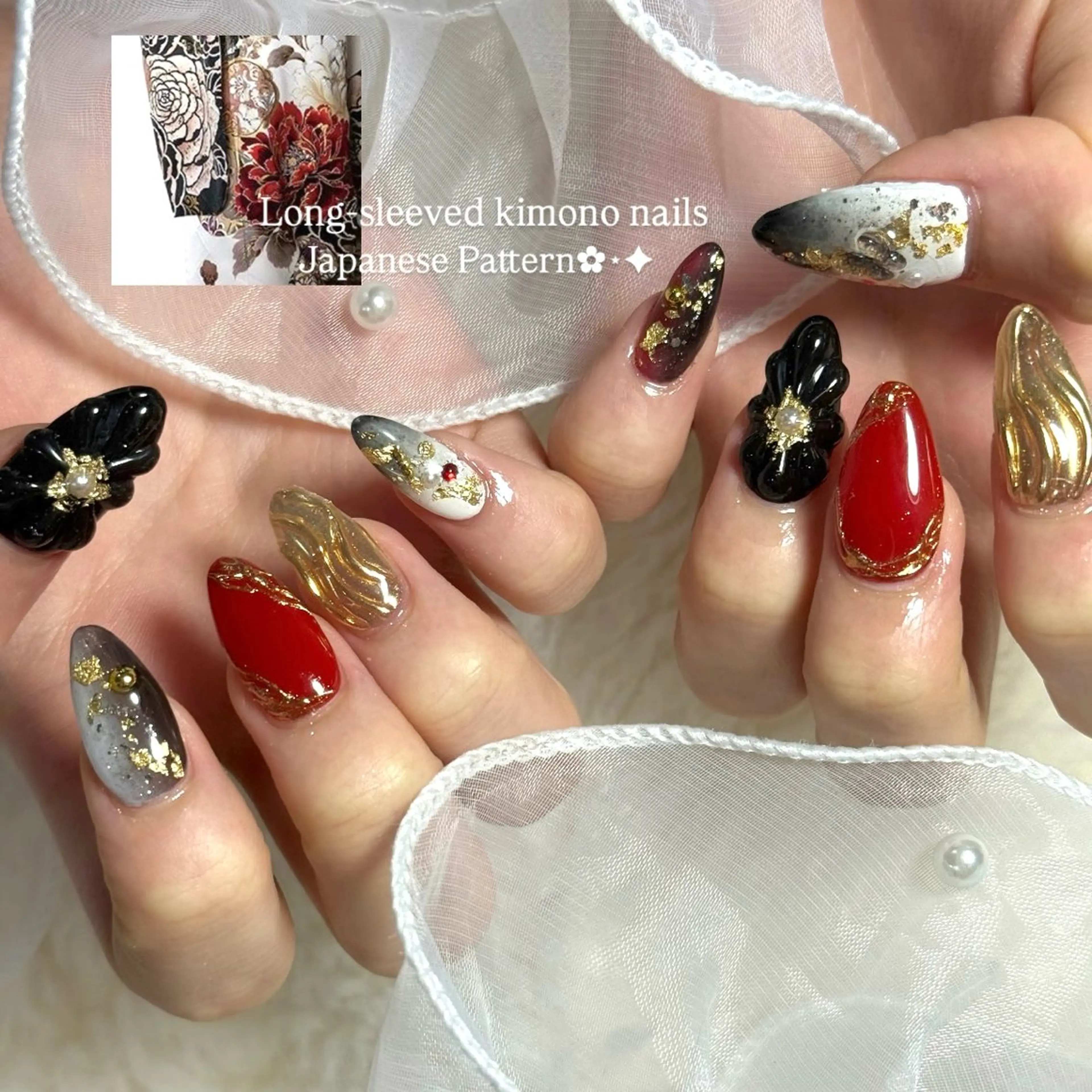 ネイル EmaNail豊中 🎀SANAのネイルデザイン