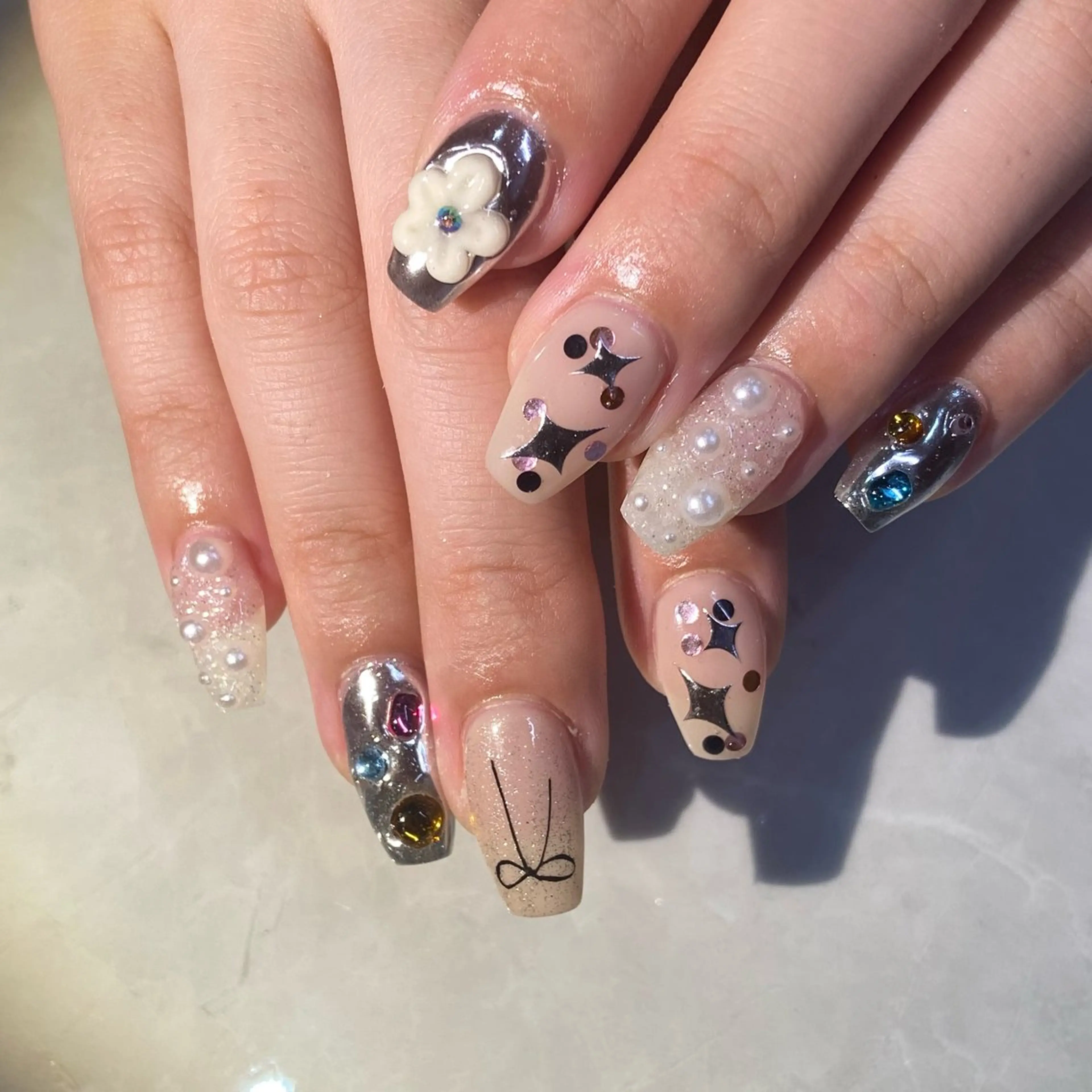 メンズ ネイル ハンドネイル nail salon MARuのネイルデザイン