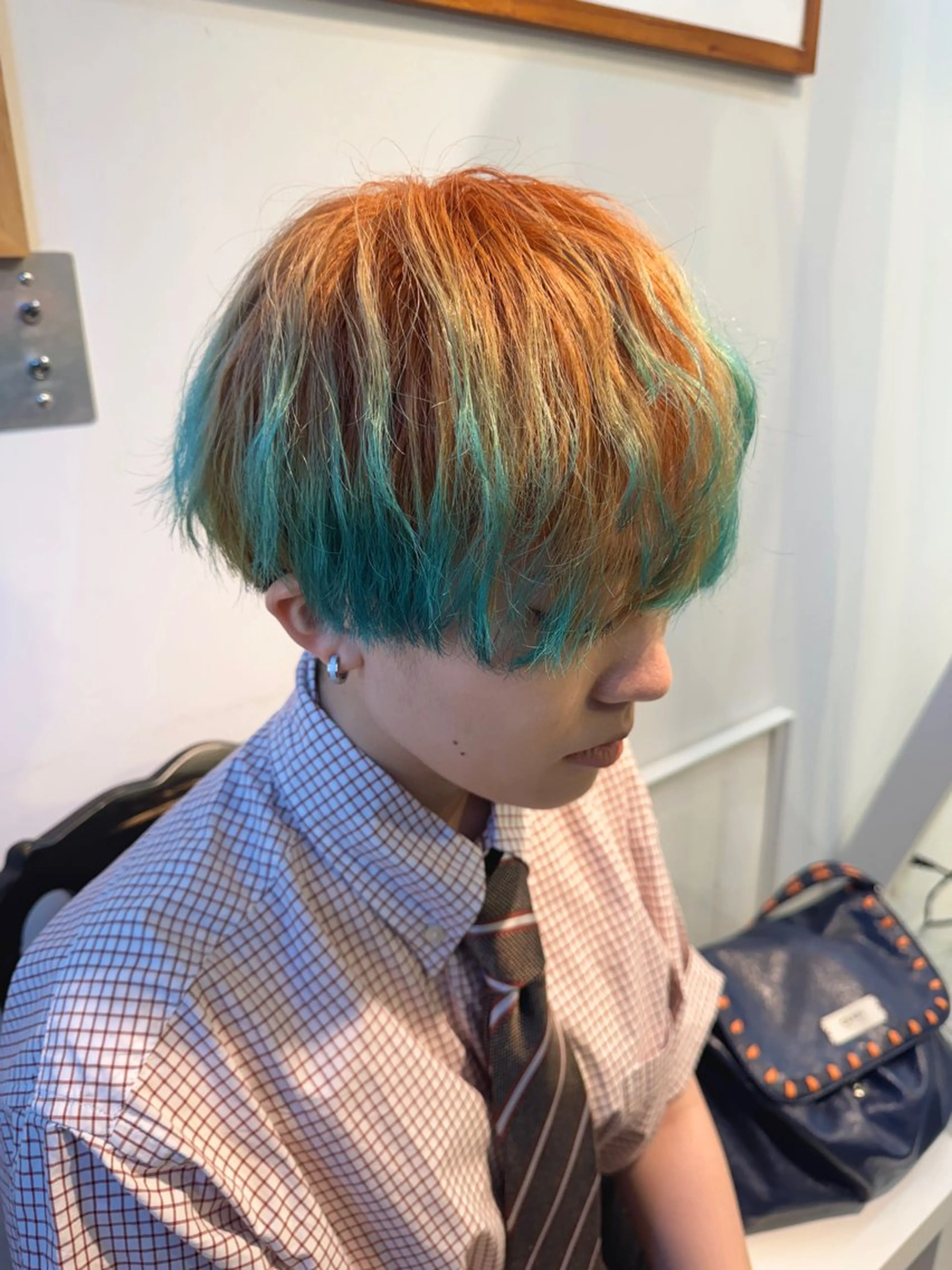 ショート カラー カット ヘアカラー トリートメント 透明感カラー/ハイト ーン/メイク/umiのヘアスタイル