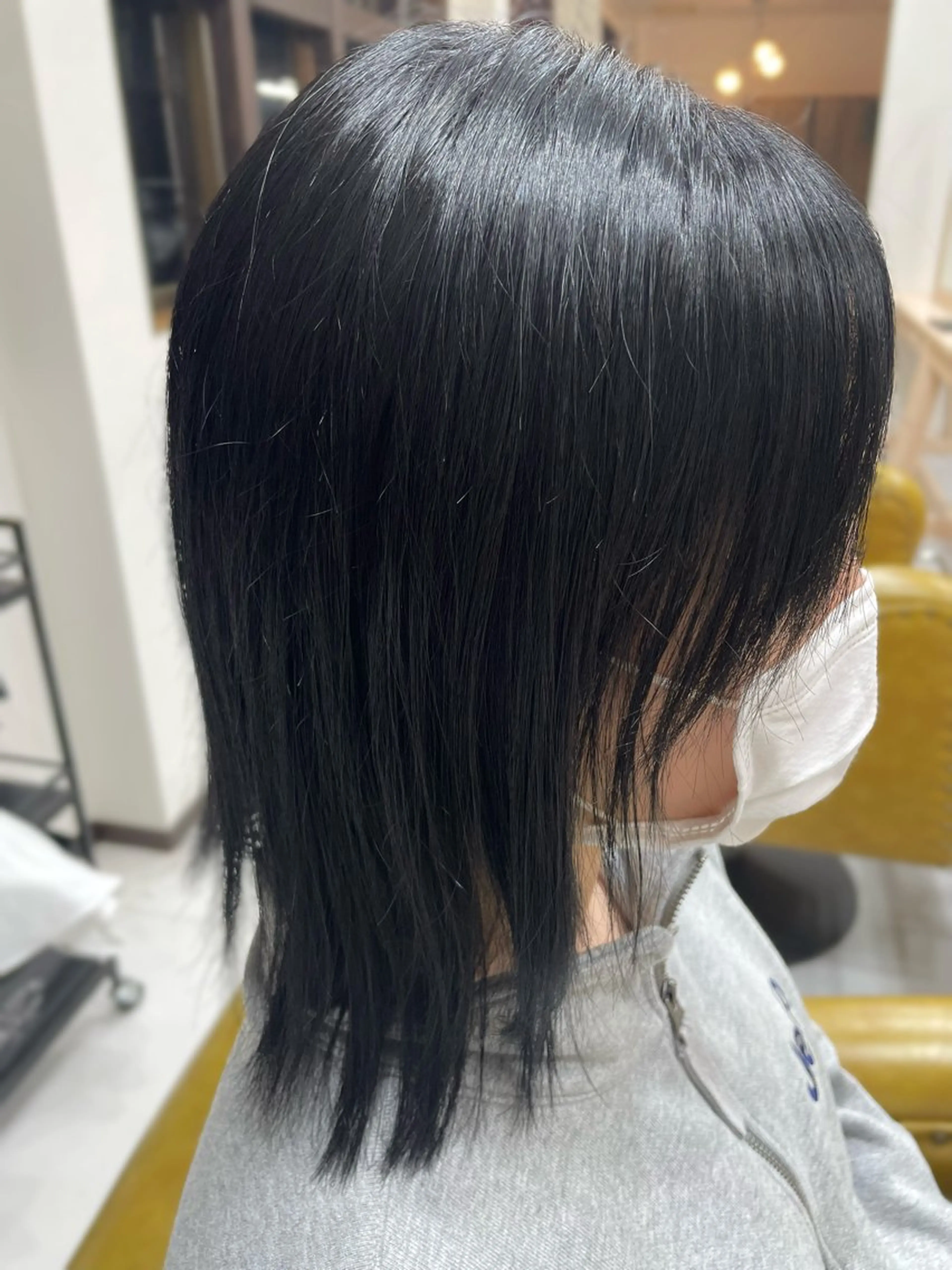 ミディアム カラー 大内 カオリのヘアスタイル