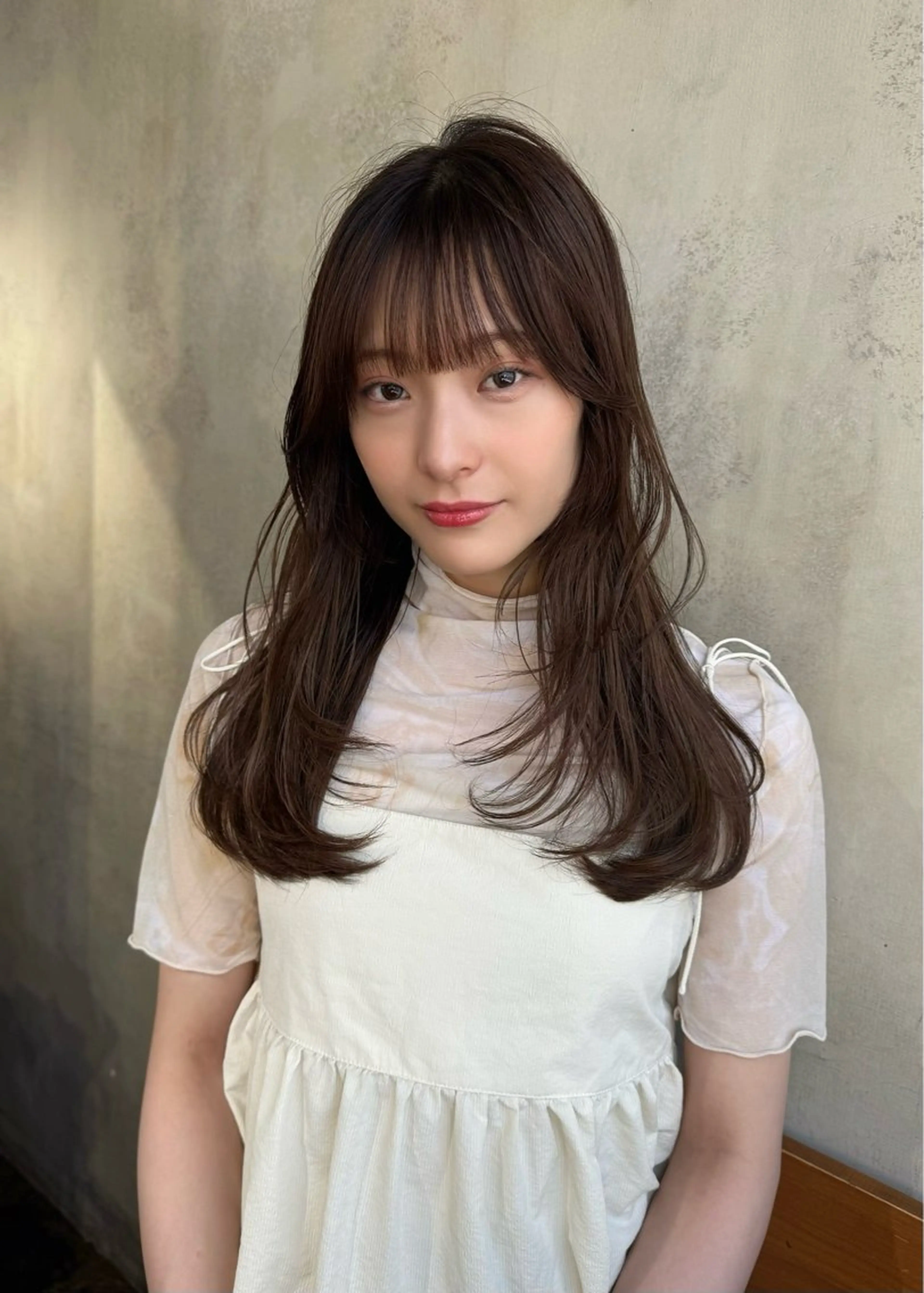 似合わせカット➕カラー➕極潤卵殻トリートメントの写真