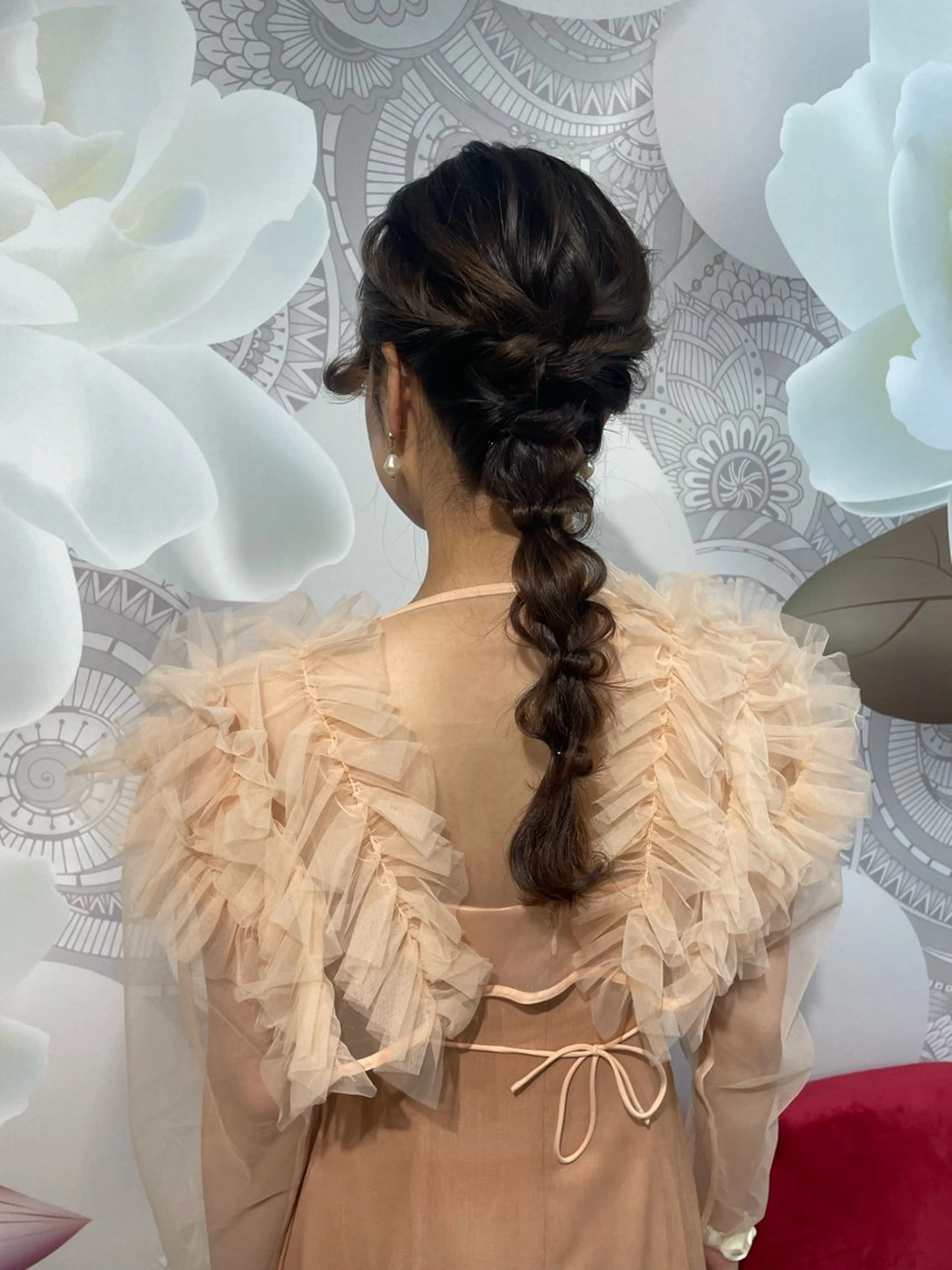 ヘアアレンジ ヘアセット 佐野 優美子のヘアスタイル