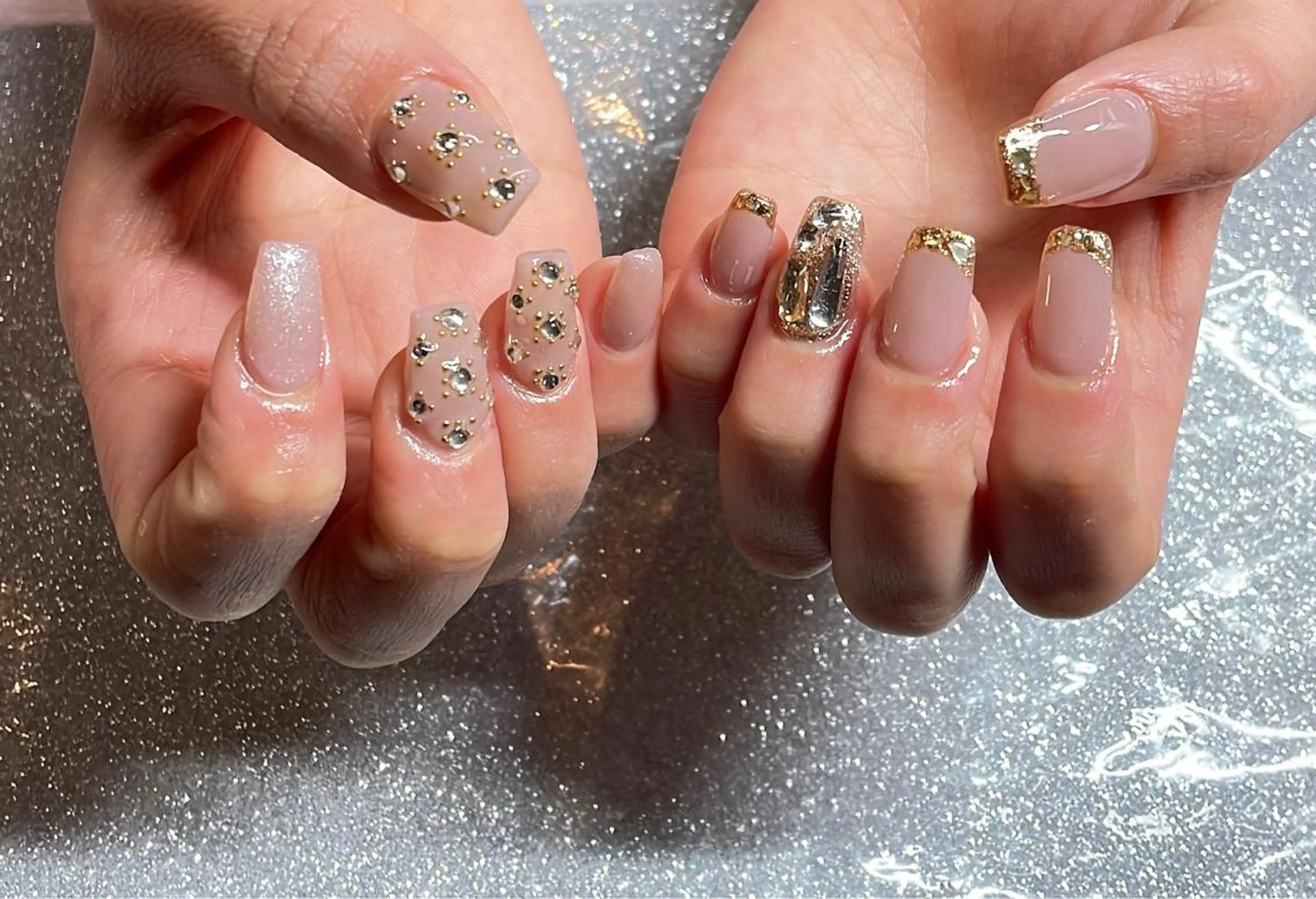 ネイル ハンドネイル VIERU 🌈🎀💖のネイルデザイン