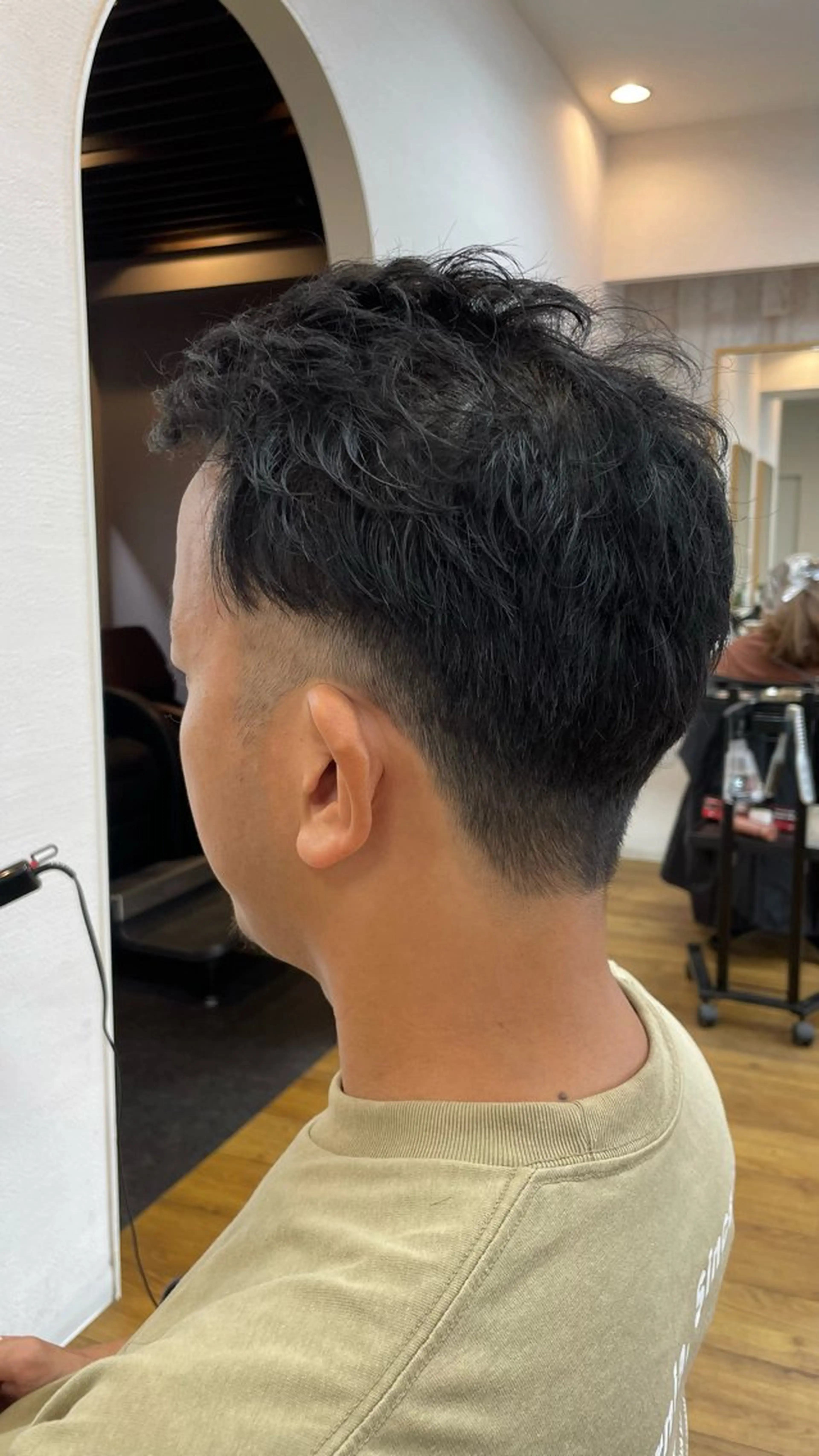 メンズ フェードカット カット 村田 淳のヘアスタイル