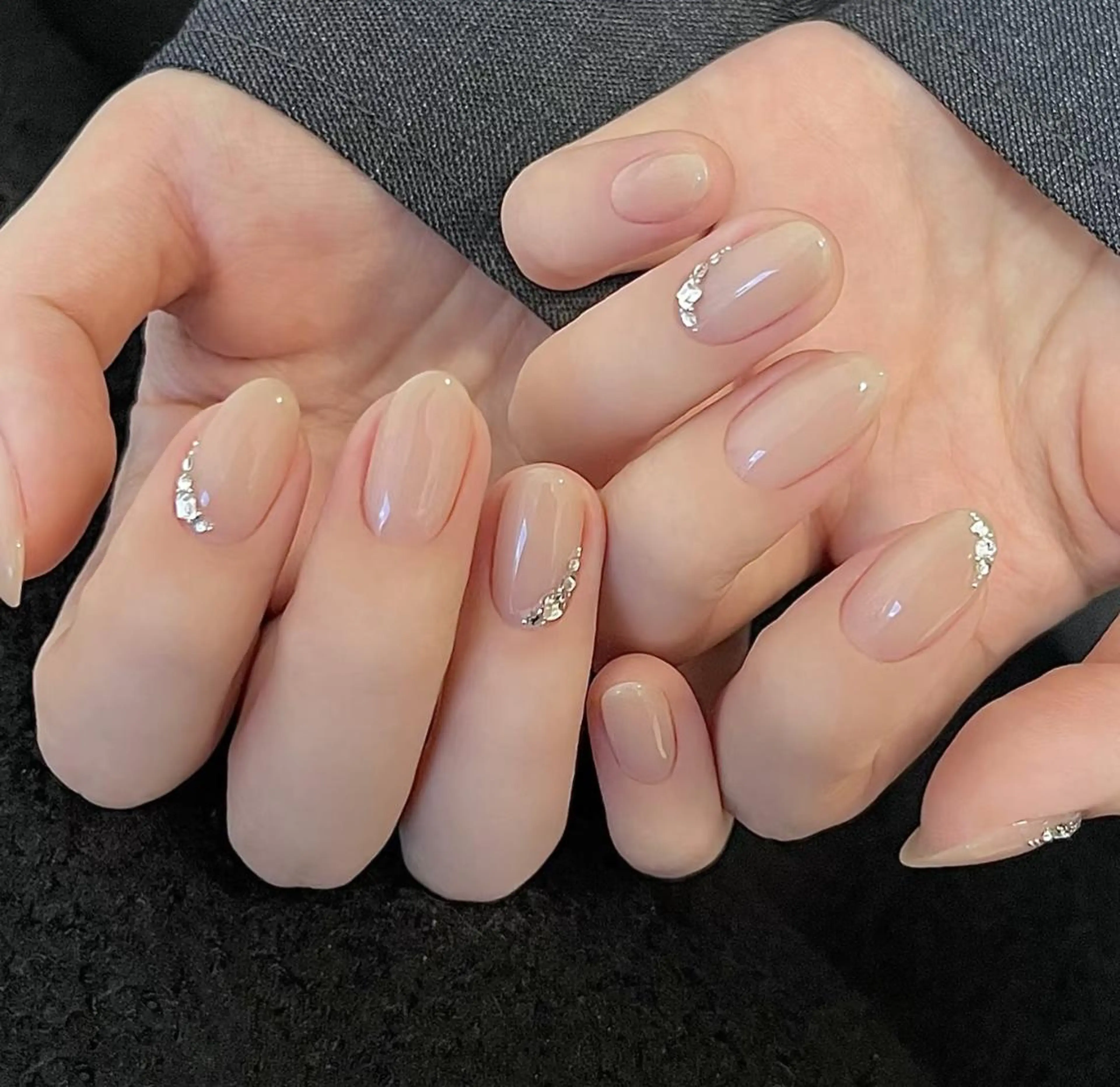 ネイル By moonネイル 🌷ワンホン/韓国風のネイルデザイン