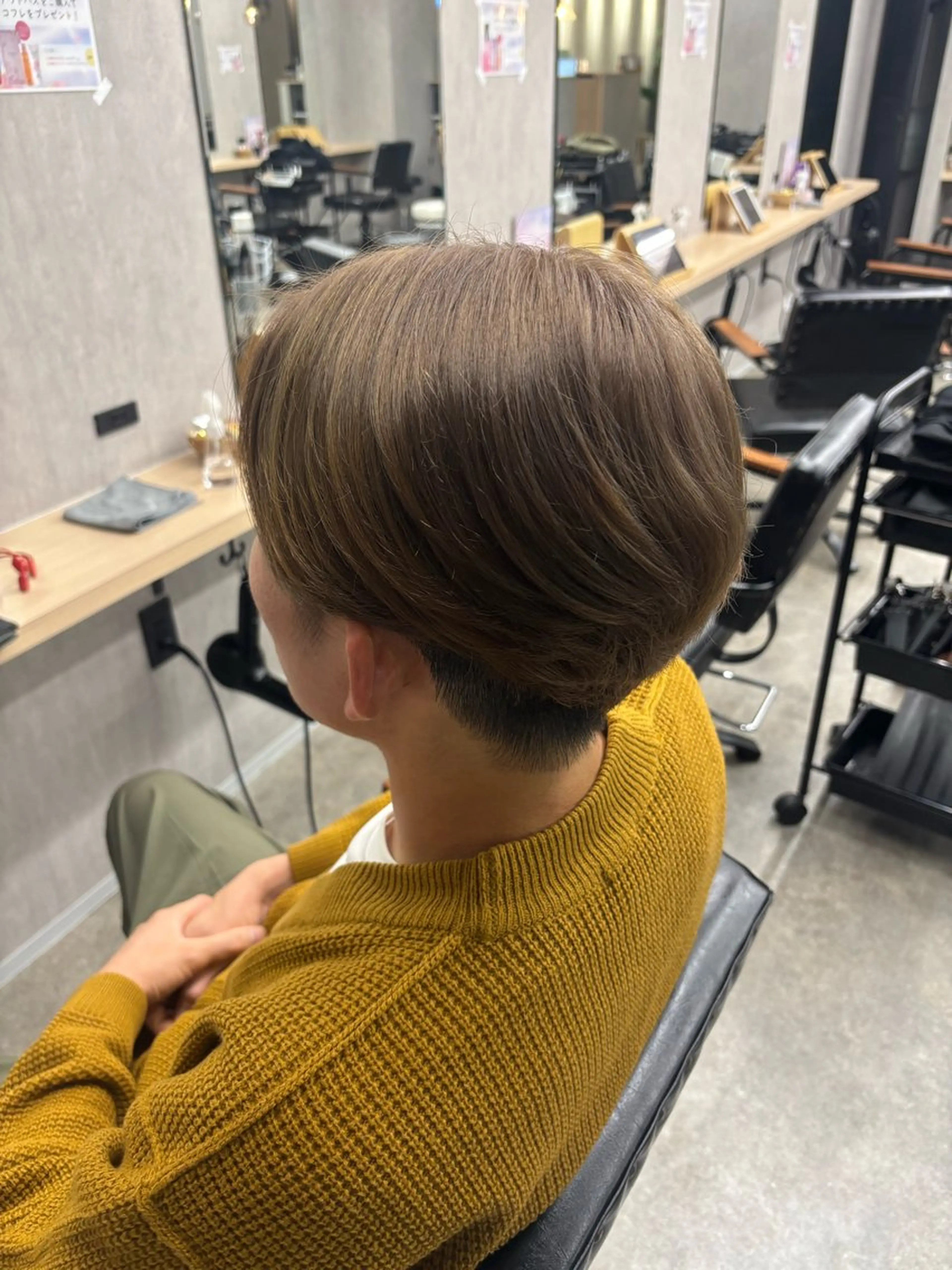 メンズ センターパート 石原 望来のヘアスタイル