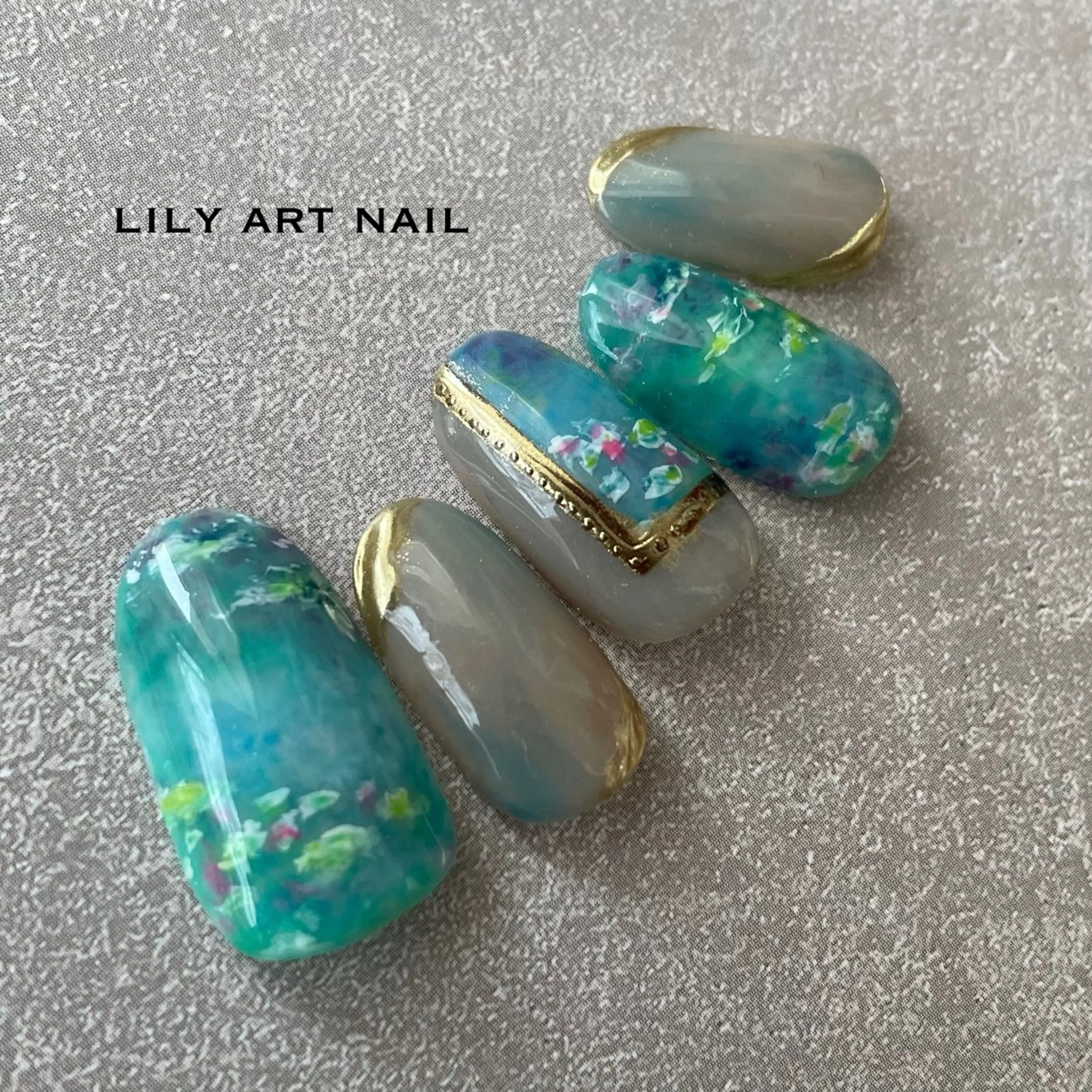 ネイル ハンドネイル LILY  ART NAILのネイルデザイン