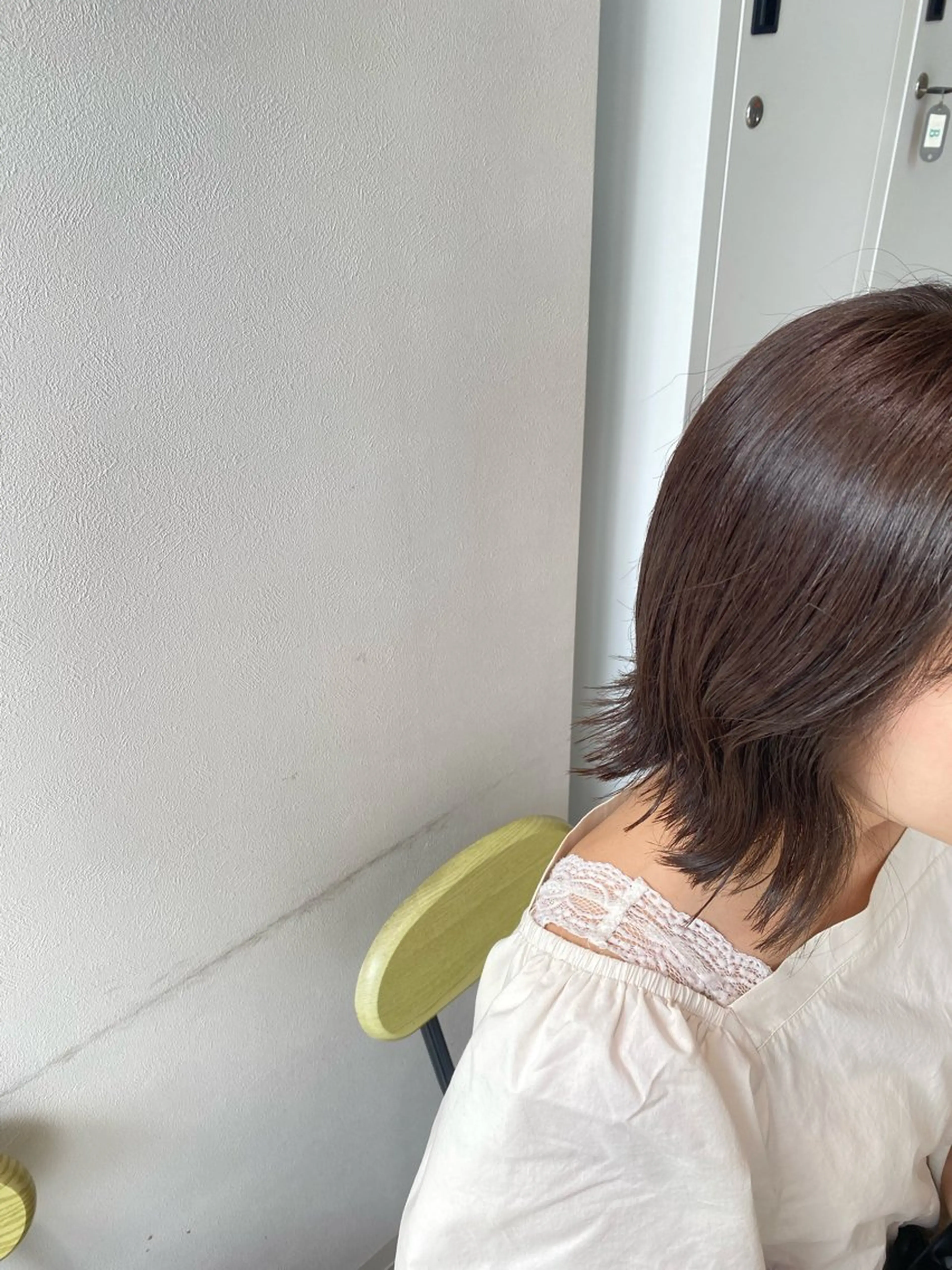 ショート カラー 透明感カラー グレージュ カット ヘアカラー トリートメント オスズ 🎀´-のヘアスタイル