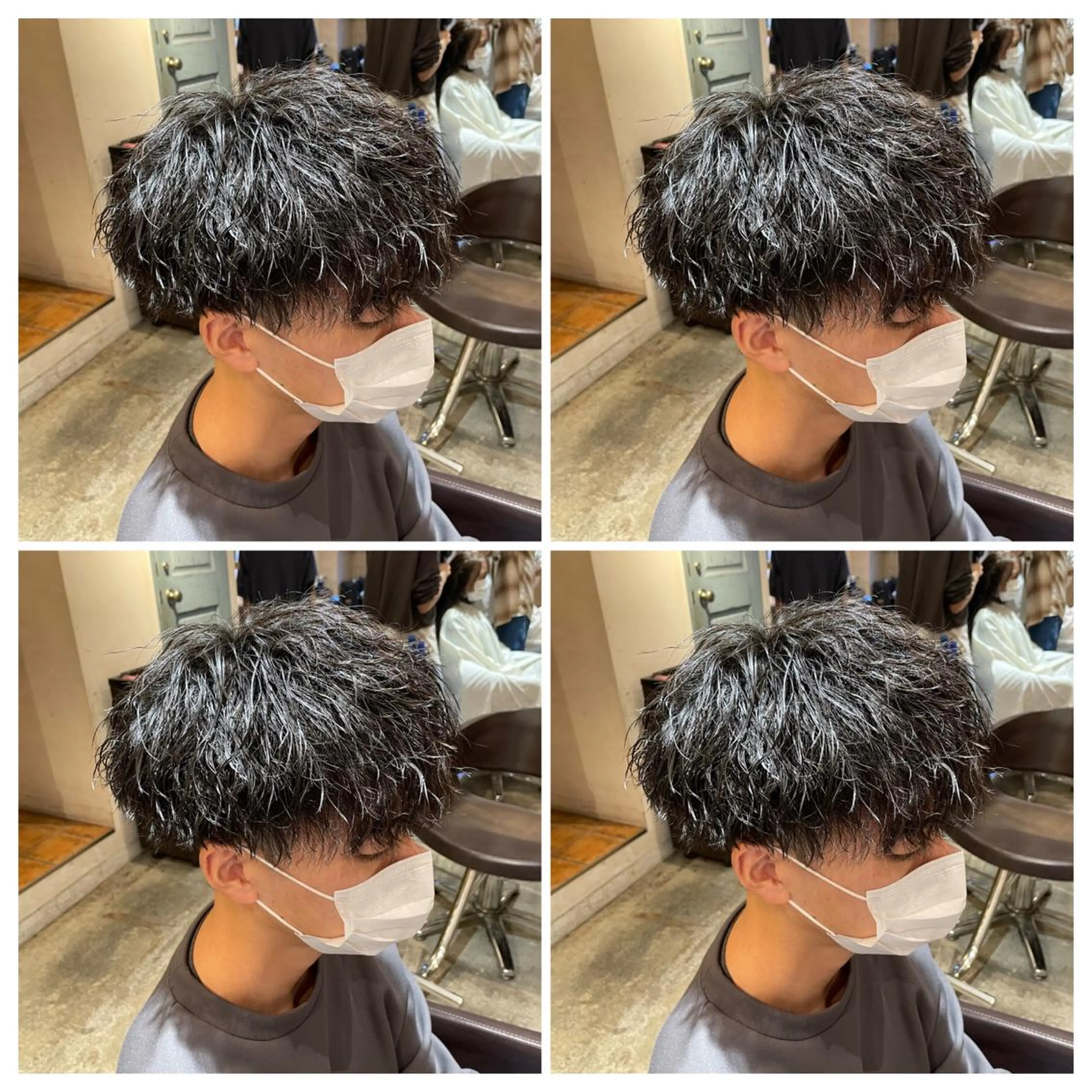 パーマ メンズ カット パーマ トリートメント 💎髪質改善/艶髪 荻原💎のヘアスタイル