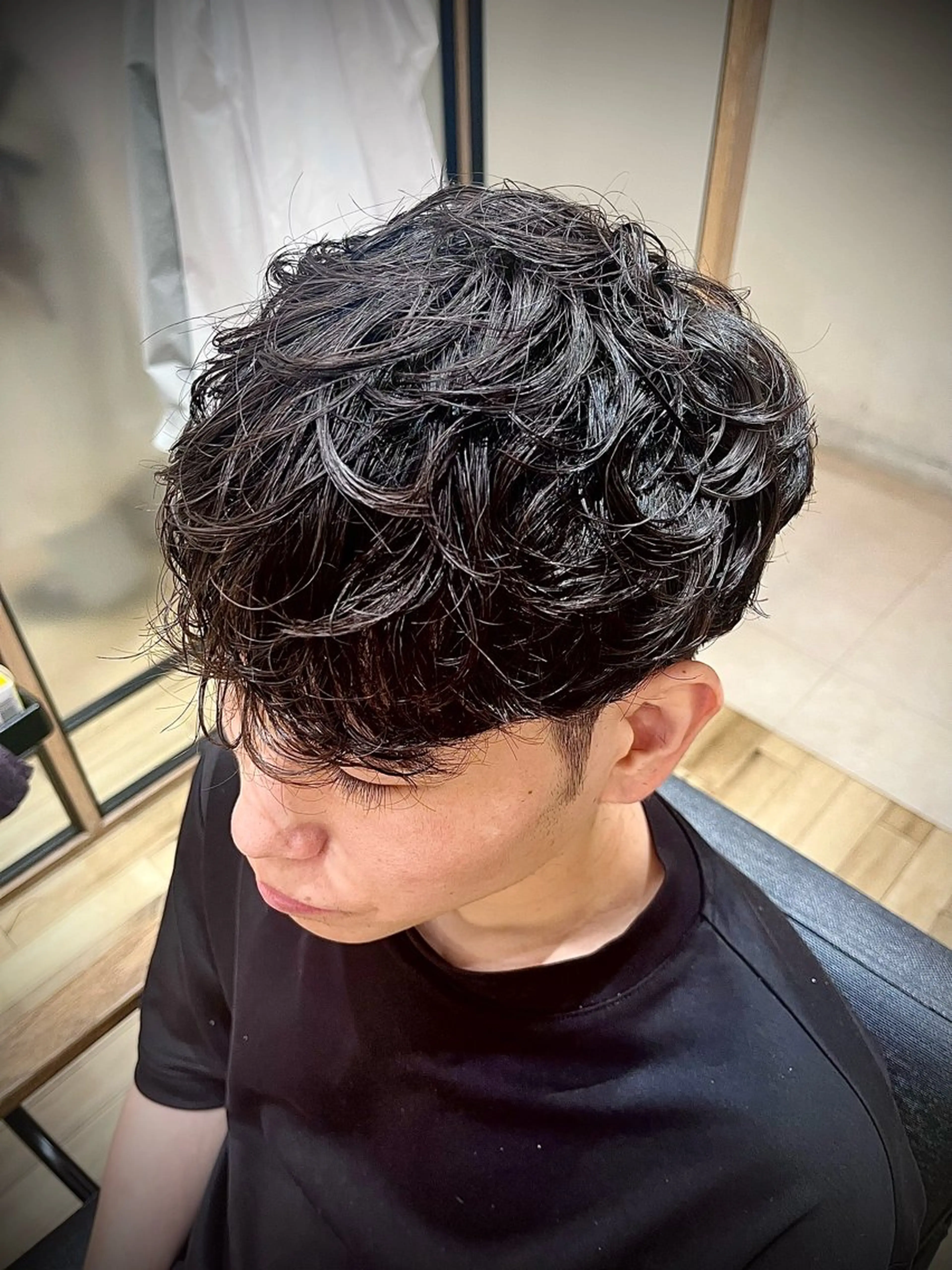 パーマ メンズ メンズパーマ 🟦メンズ特化🟦 たかしま　あさひのヘアスタイル