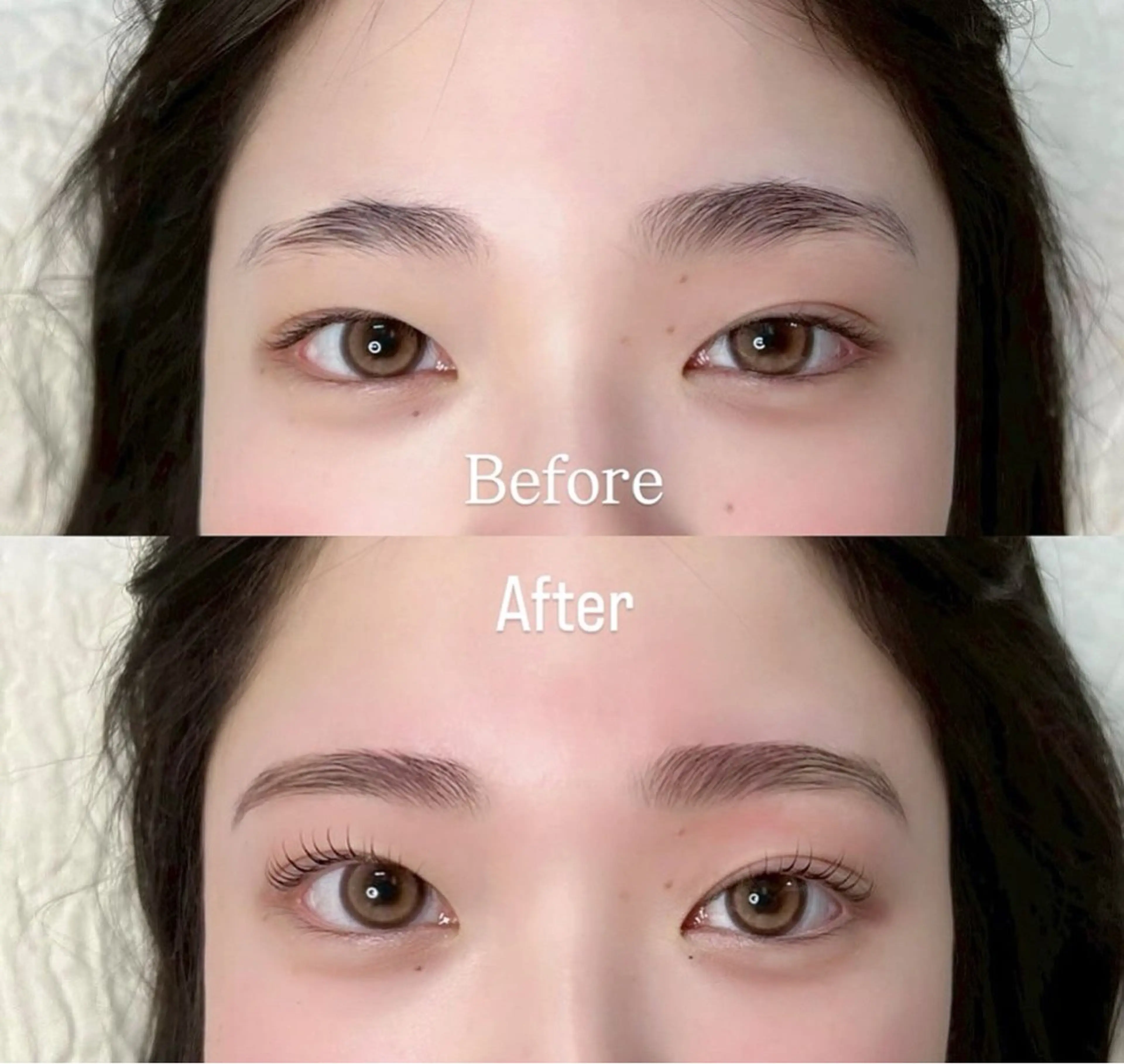 🌸【U24学割】🌸  📣新生活応援メニュー✊🏻         まつげパーマ＋眉wax or 小鼻&口周りwaxの写真