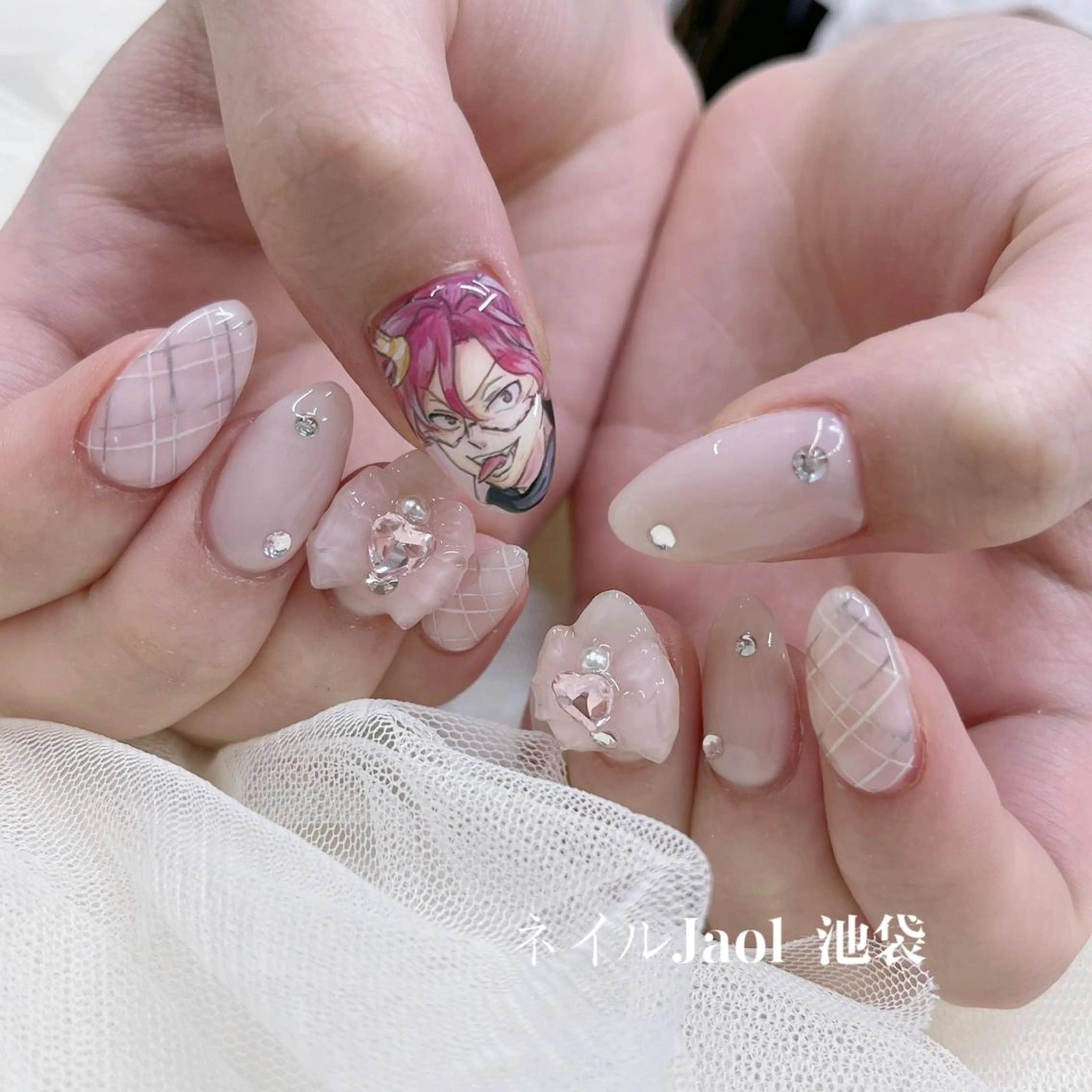 ミディアム nail jaol池袋店所属・ネイルJaol 池袋のネイルデザイン