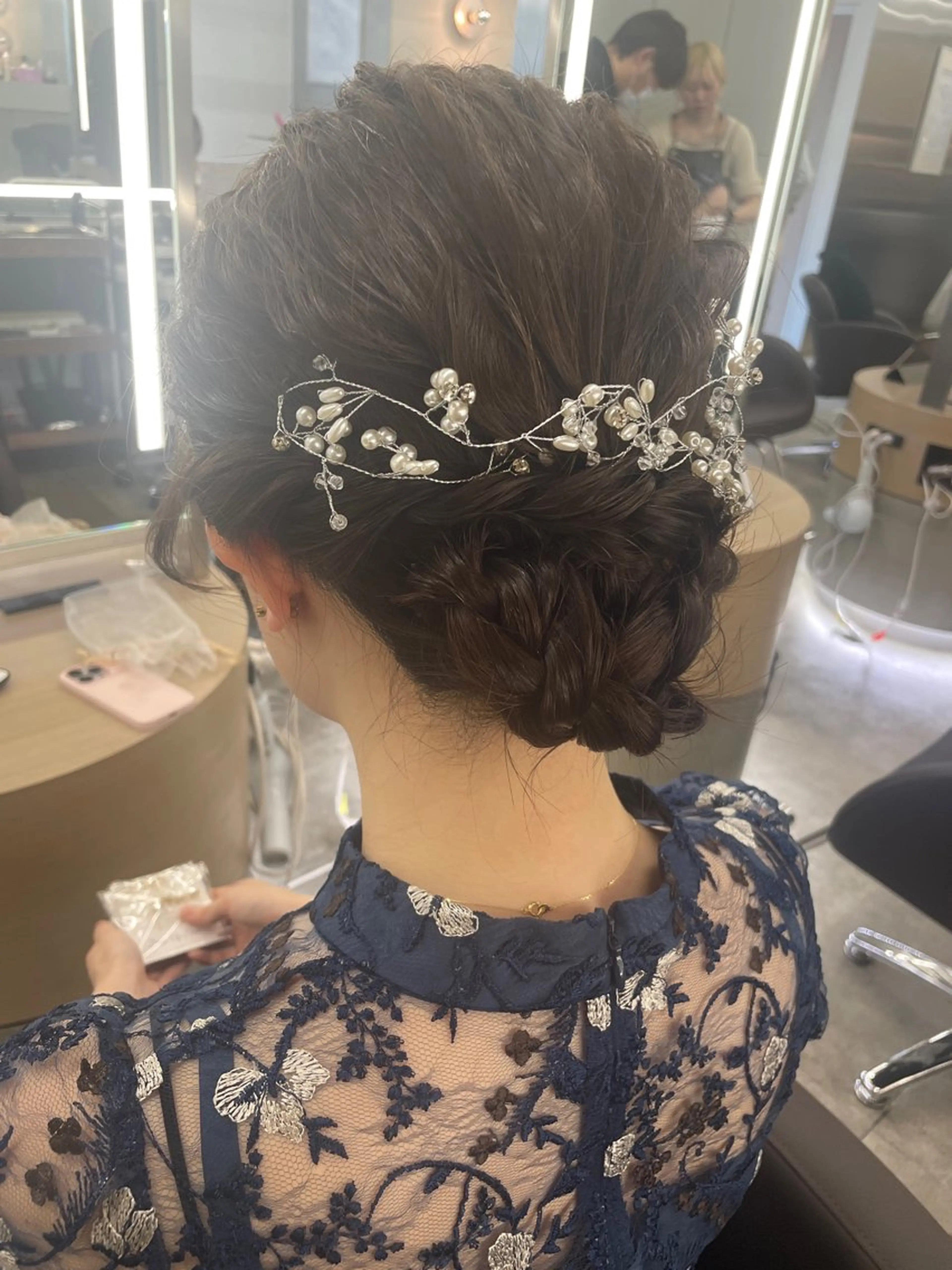 セミロング ヘアアレンジ ヘアセット tricot TOKYO  AVEDA所属・髪質改善\艶髪カラー 💐園田さやかのヘアスタイル