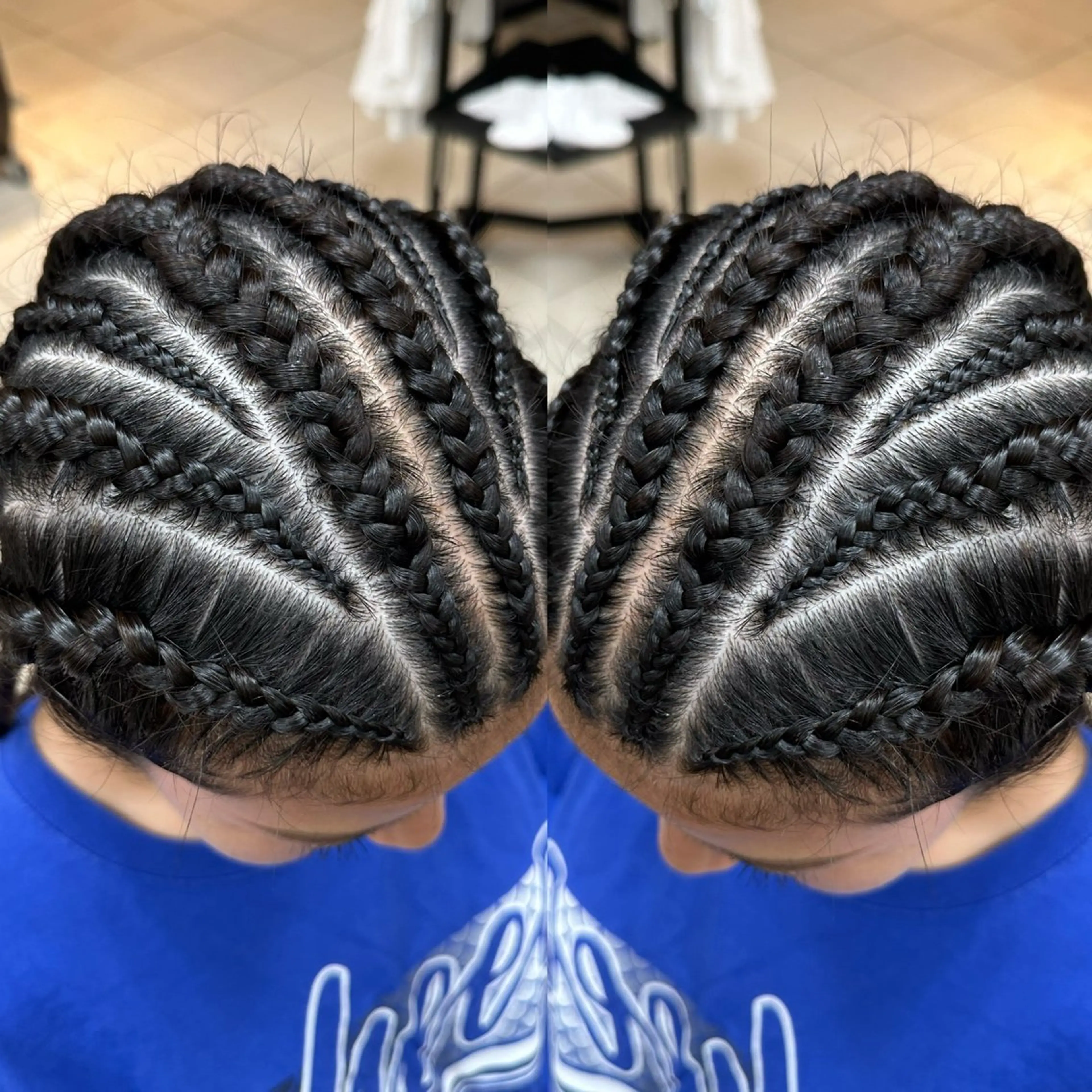 ロング パーマ ヘアアレンジ ロング 髪質改善/ブラック ヘア/リンのヘアスタイル