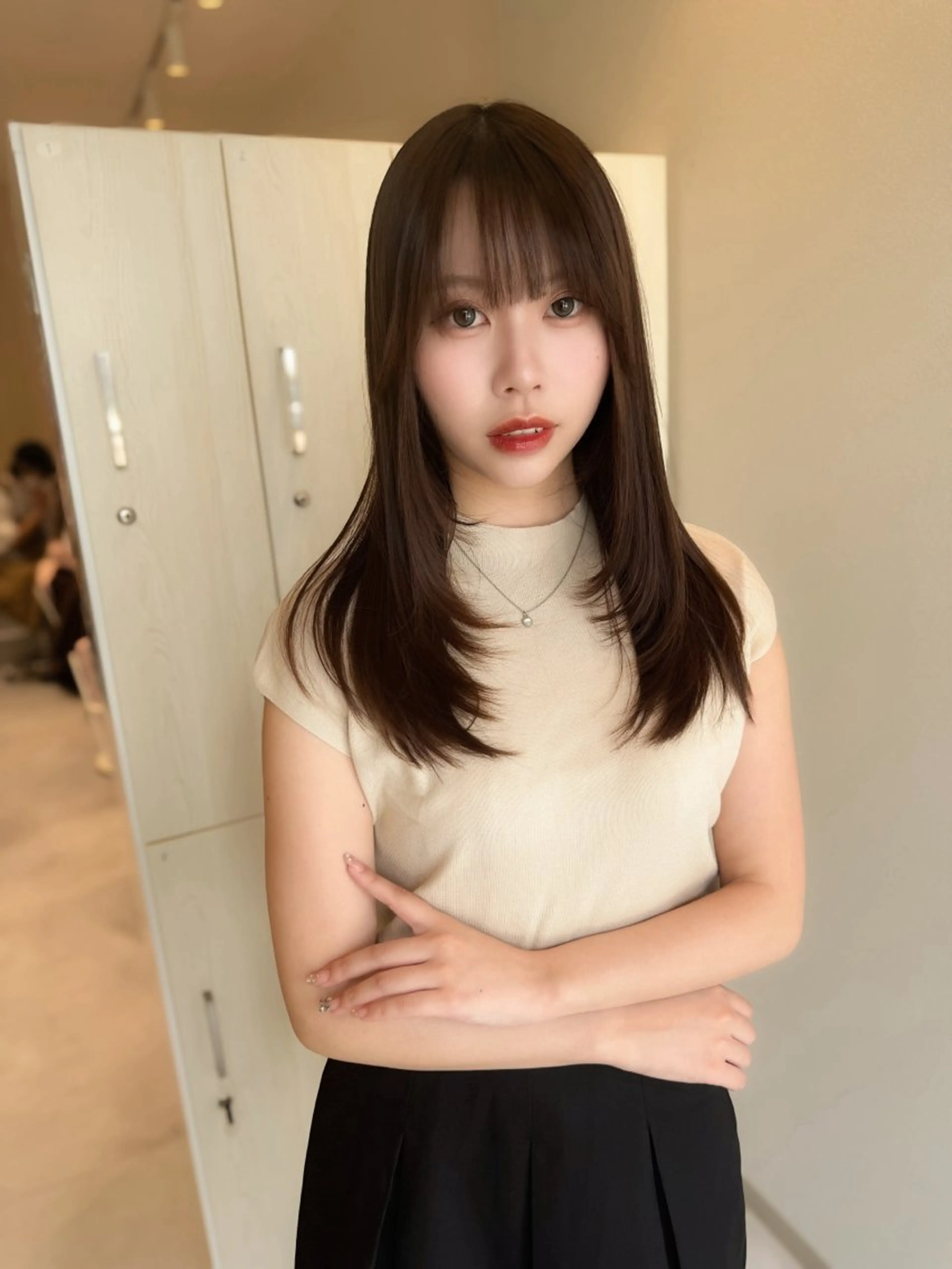 🔴🟢 何度でも利用可【感動のさらつや】似合わせカット+縮毛矯正の写真