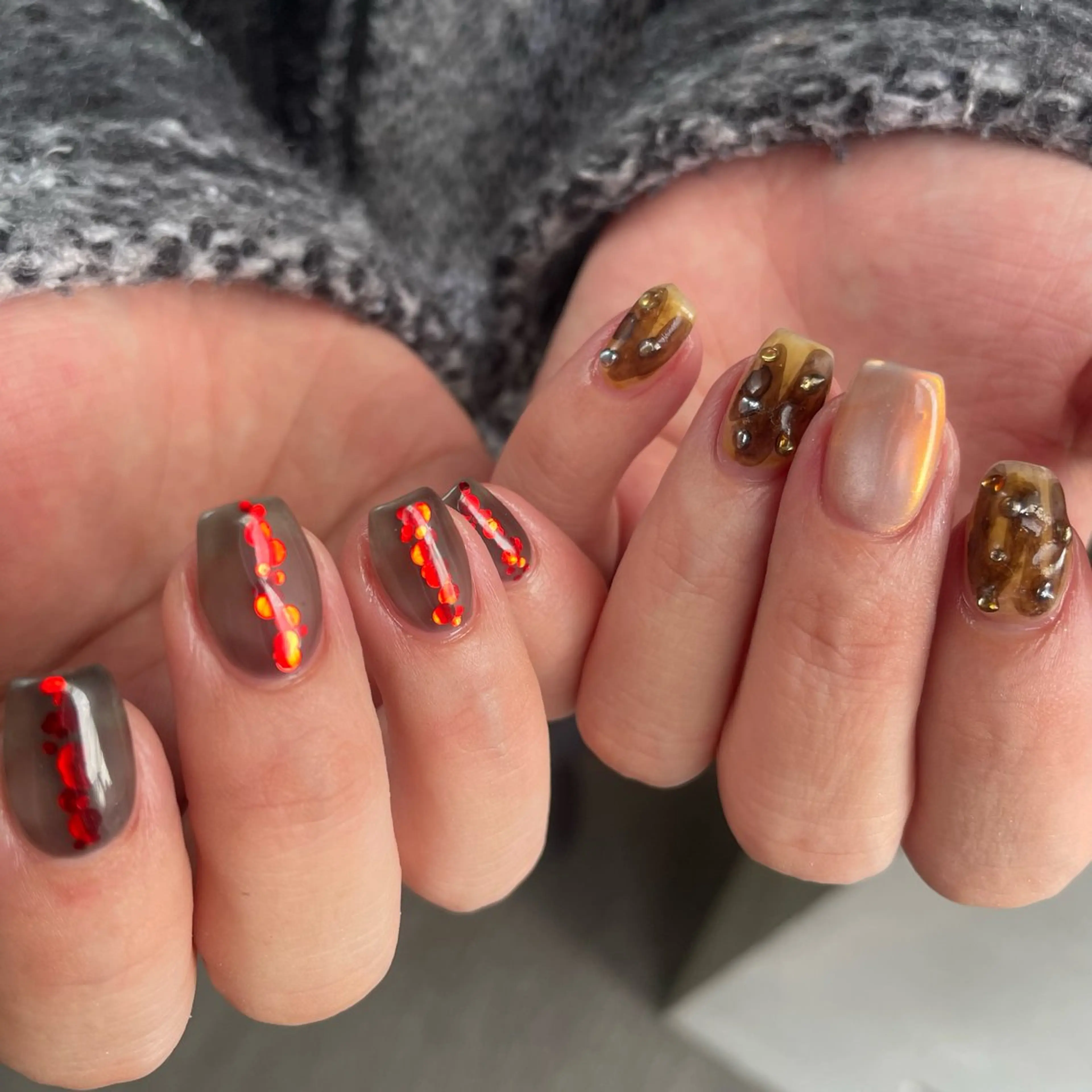 ネイル Yu_me 北堀江店所属・Yu_me 北堀江 chikaのネイルデザイン