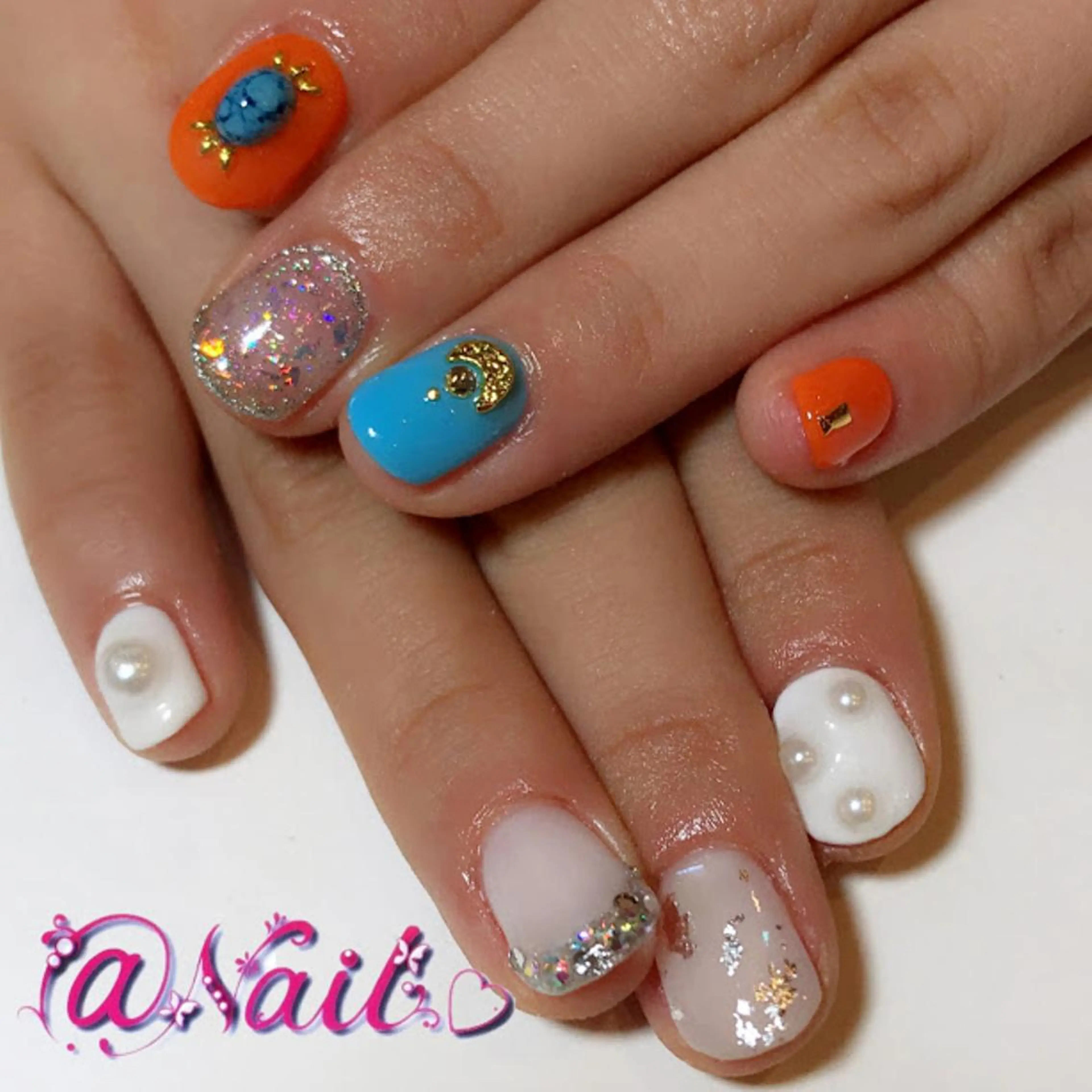 ネイル 小尾 栞のネイルデザイン