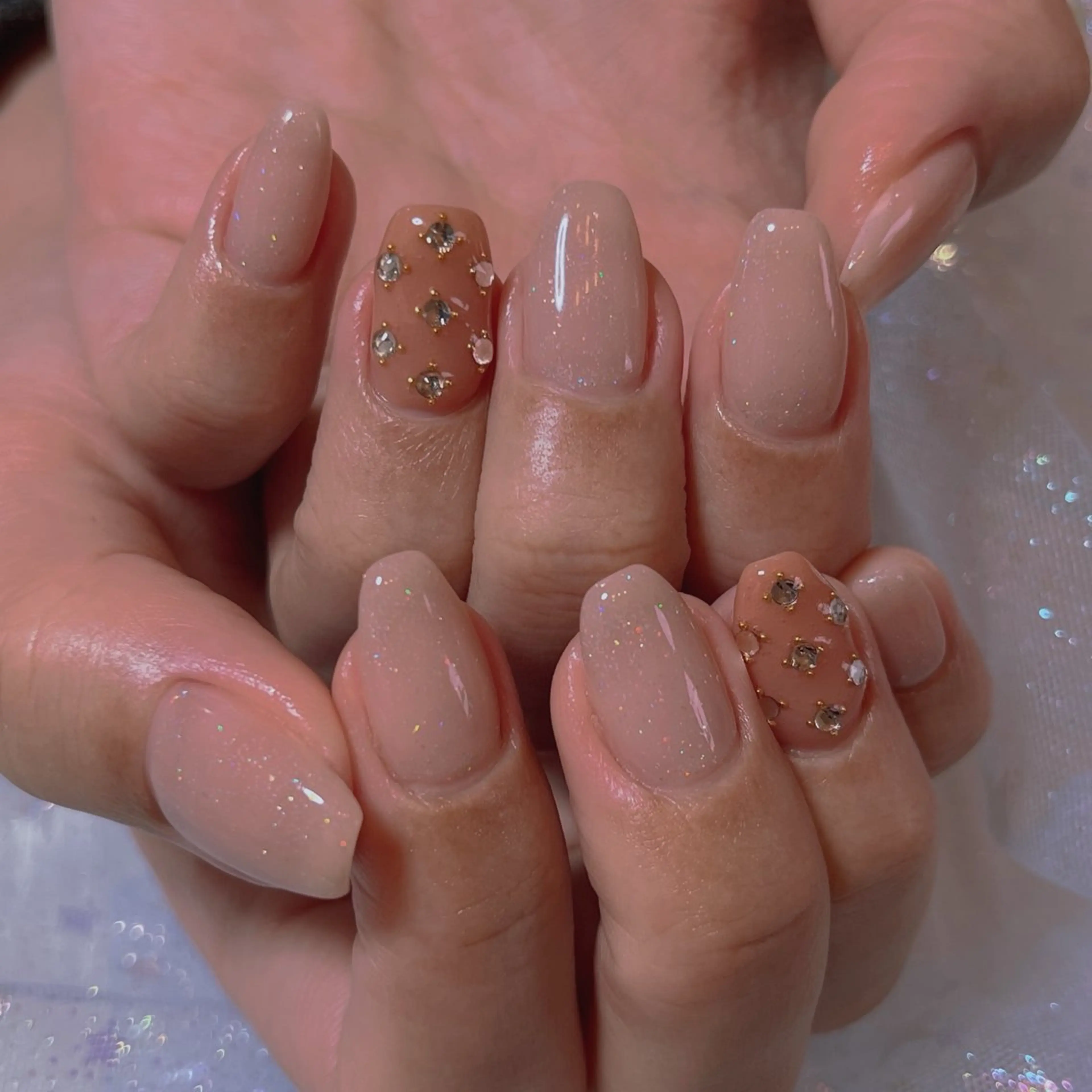 ネイル アートネイル 春ネイル ハンドネイル ruirui.naildesign所属・RUI ☆のネイルデザイン