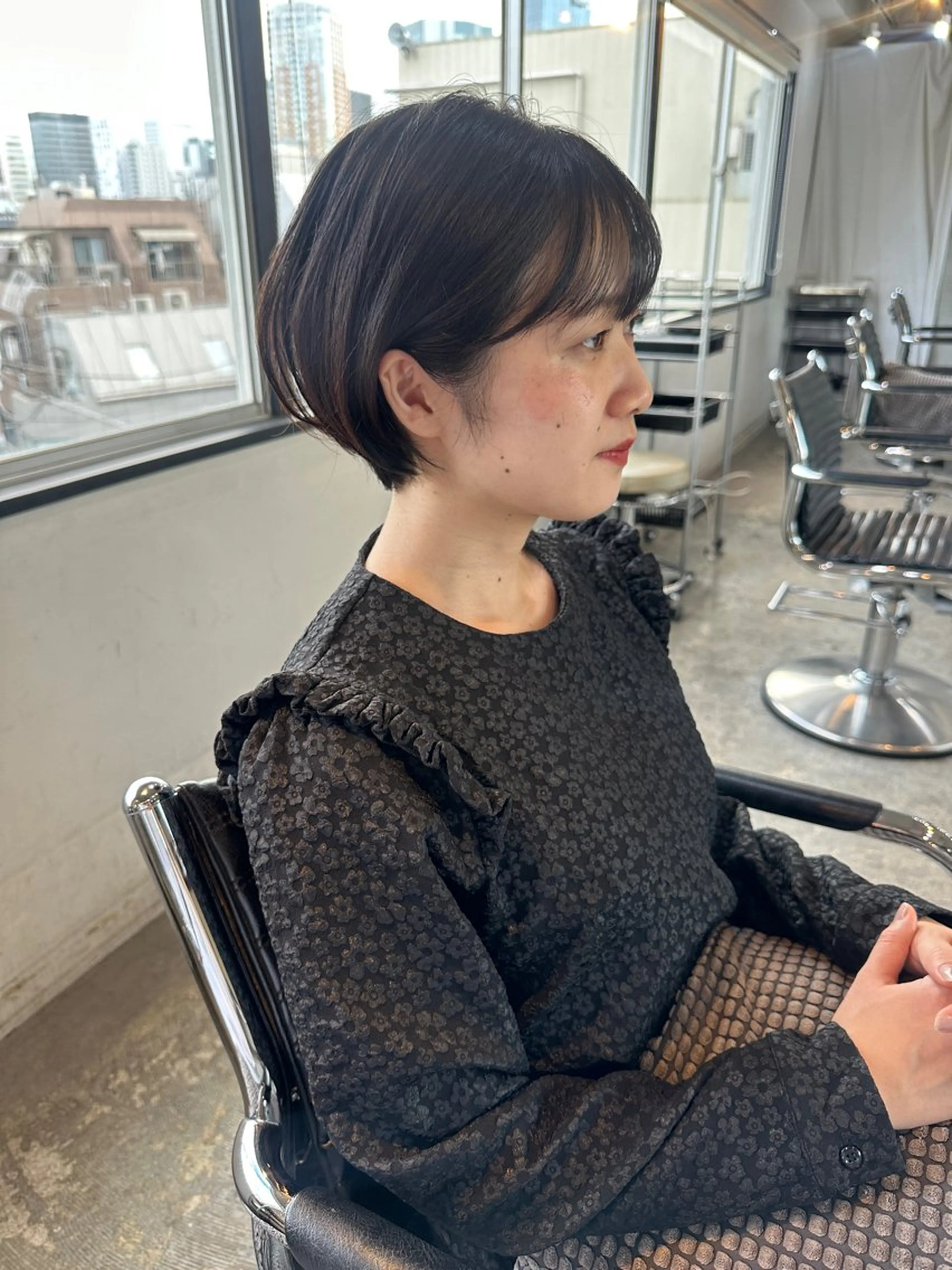 ショート カラー ヘアアレンジ ショートヘア stylist/蛯谷 珠里のヘアスタイル