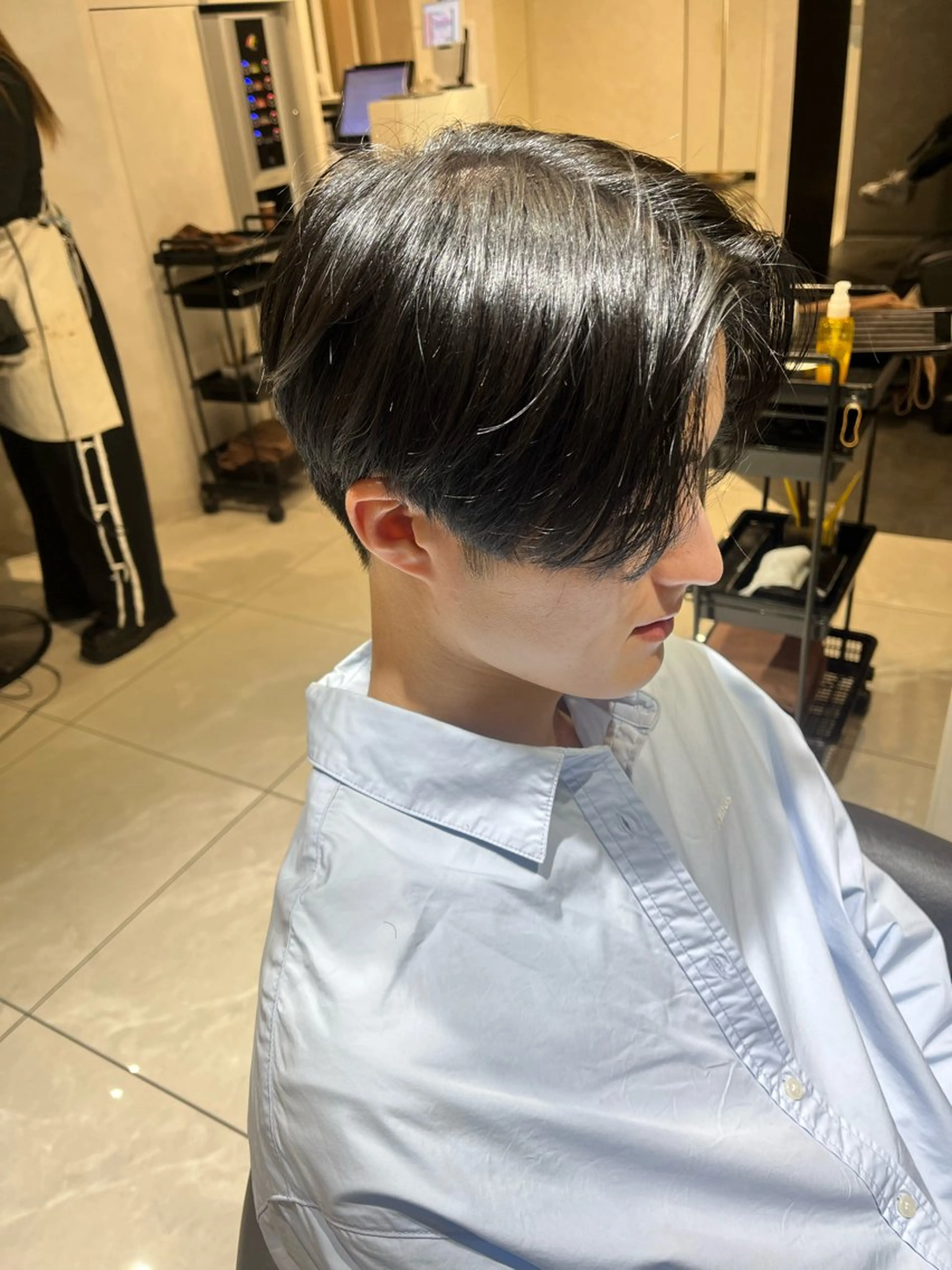 メンズ カット メンズセンターパート 池袋/wakanaのヘアスタイル