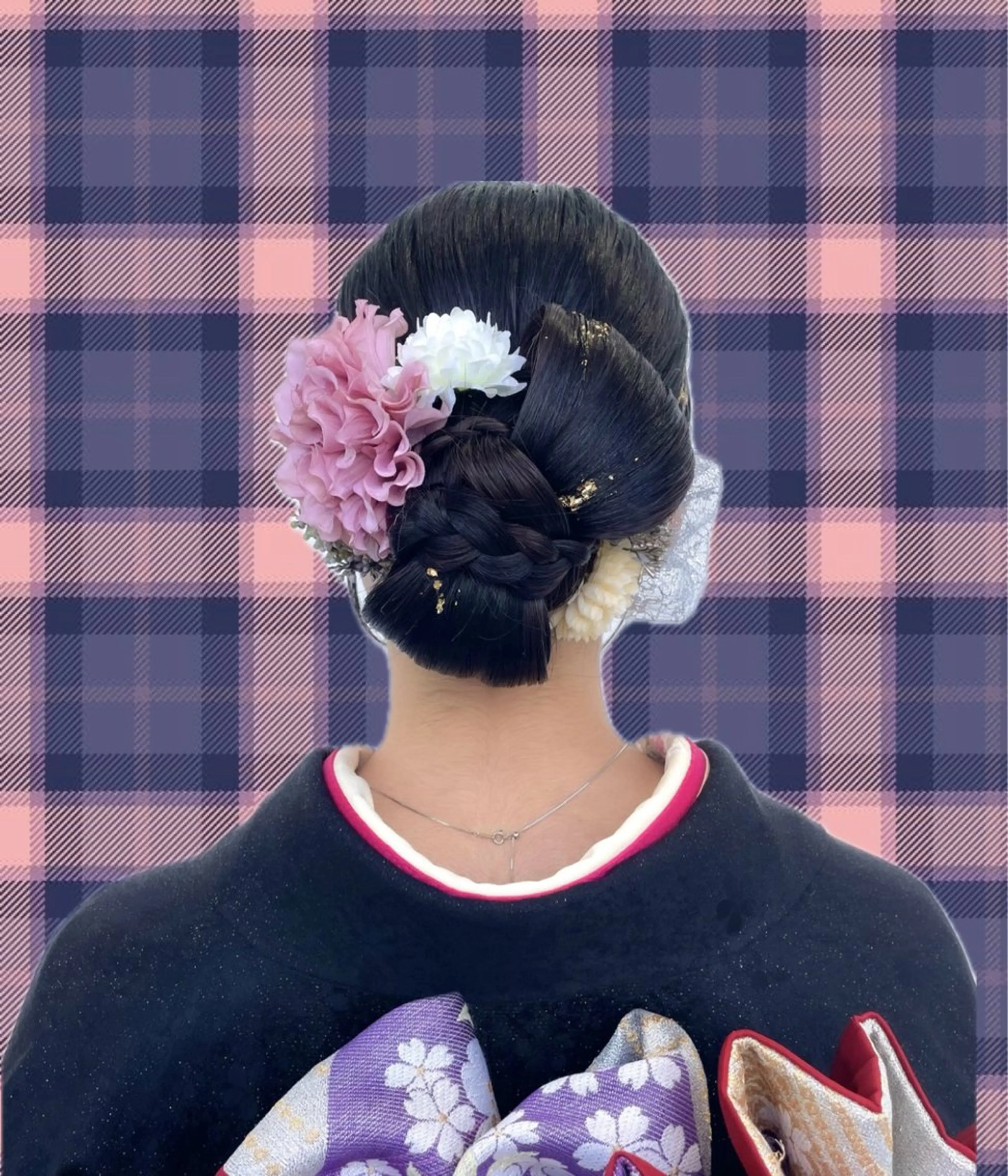 ヘアアレンジ 成人式 錦 茉李 @lm.mari03のヘアスタイル