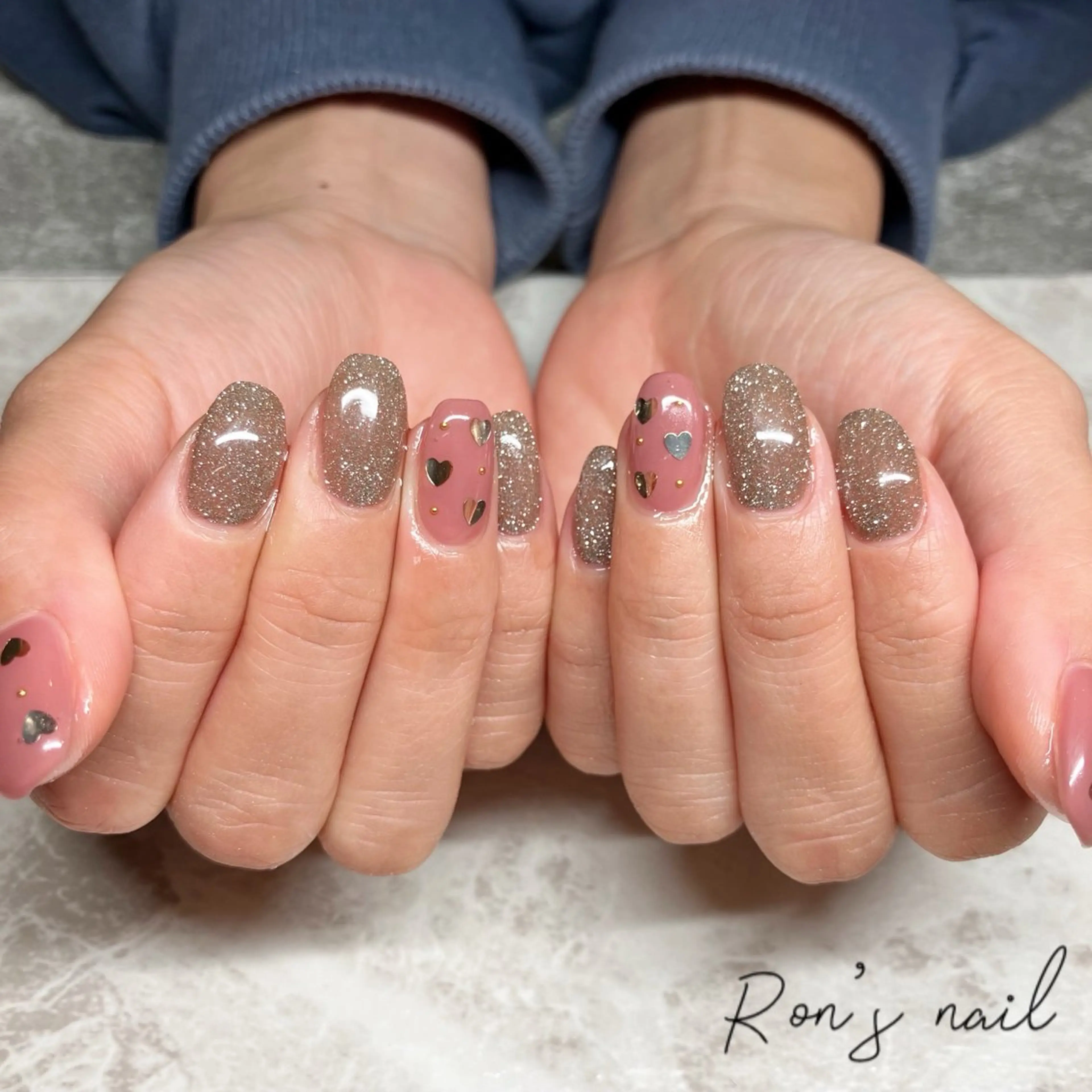 ネイル Ron's nail 笹岡のネイルデザイン