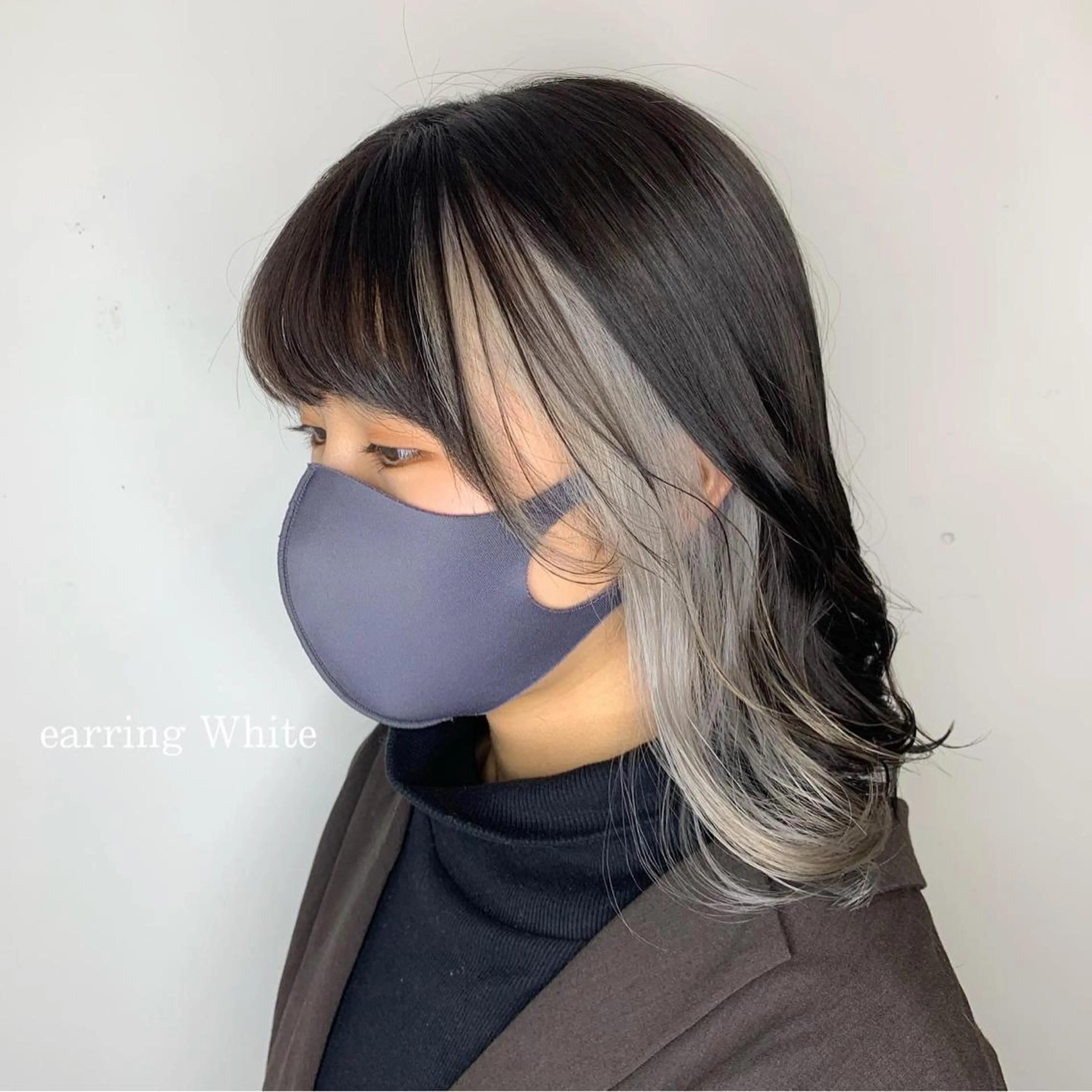 セミロング カラー ブリーチ 🌈re-room EIKI🇰🇷のヘアスタイル