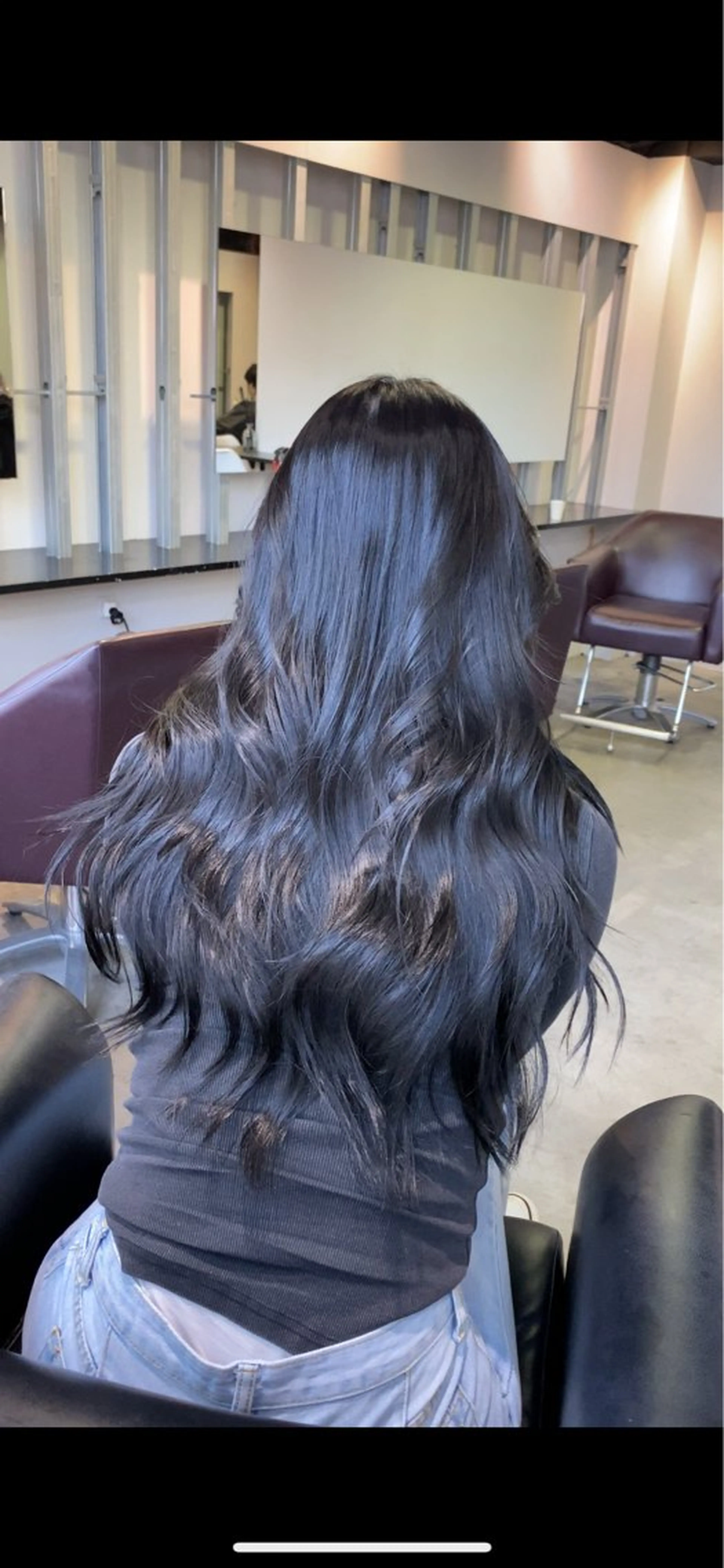 ロング カラー ヘアカラー トリートメント オリーブベージュ 🫒🩶Rianaのヘアスタイル