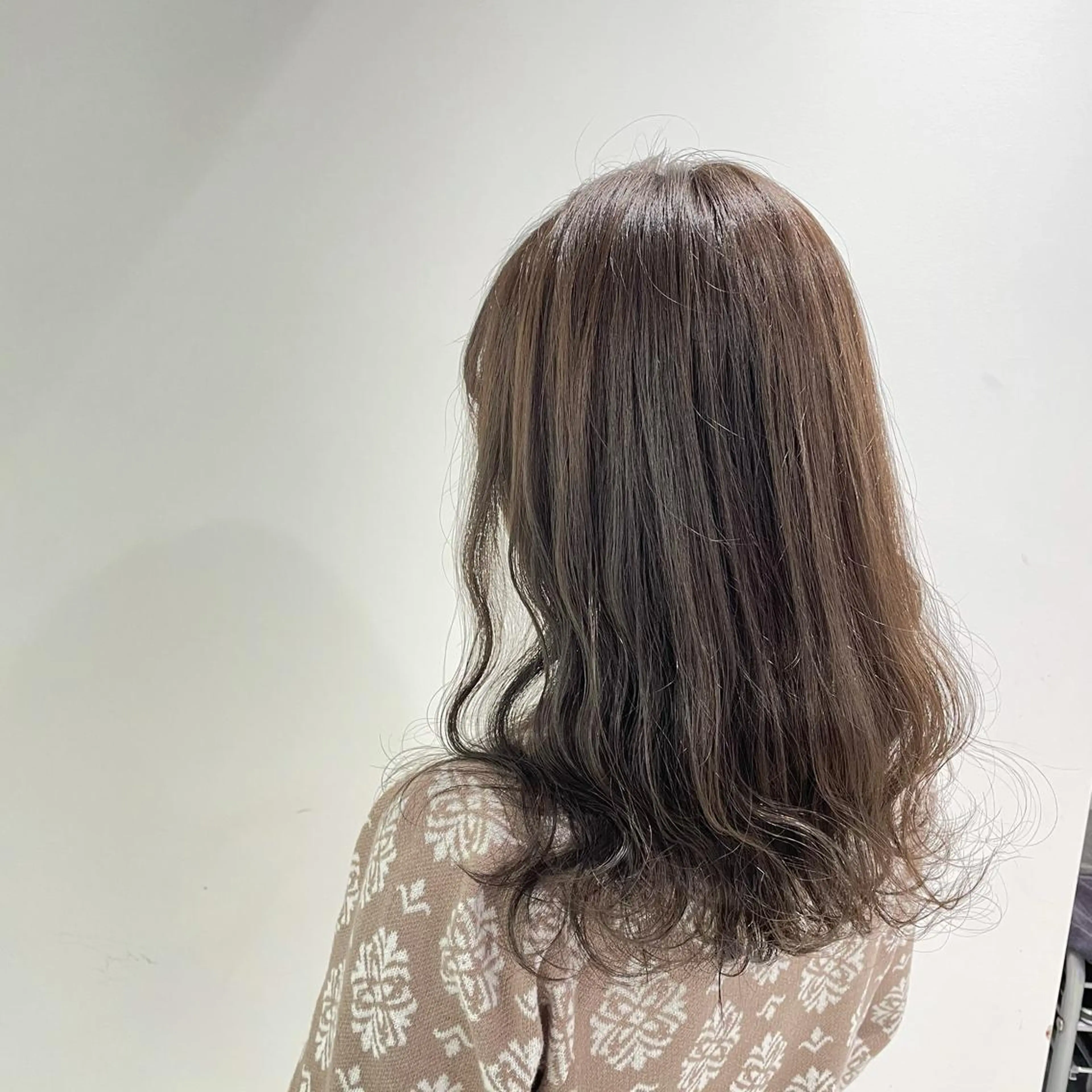 セミロング カラー I'S.横浜所属・赤み消しカラー 🍀JUNKIのヘアスタイル