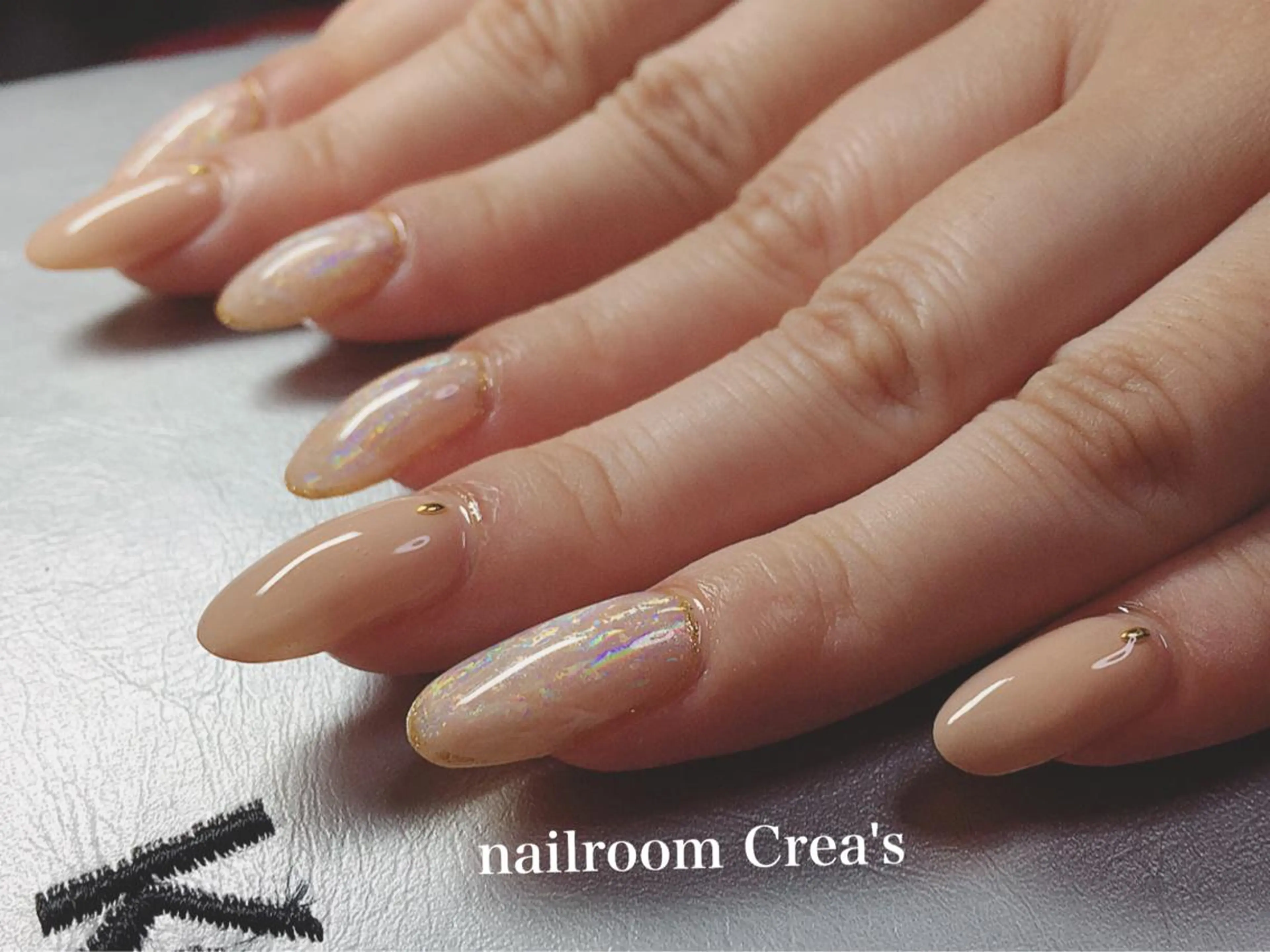 ネイル 大理石ネイル(マーブル) nailroom Crea'sのネイルデザイン