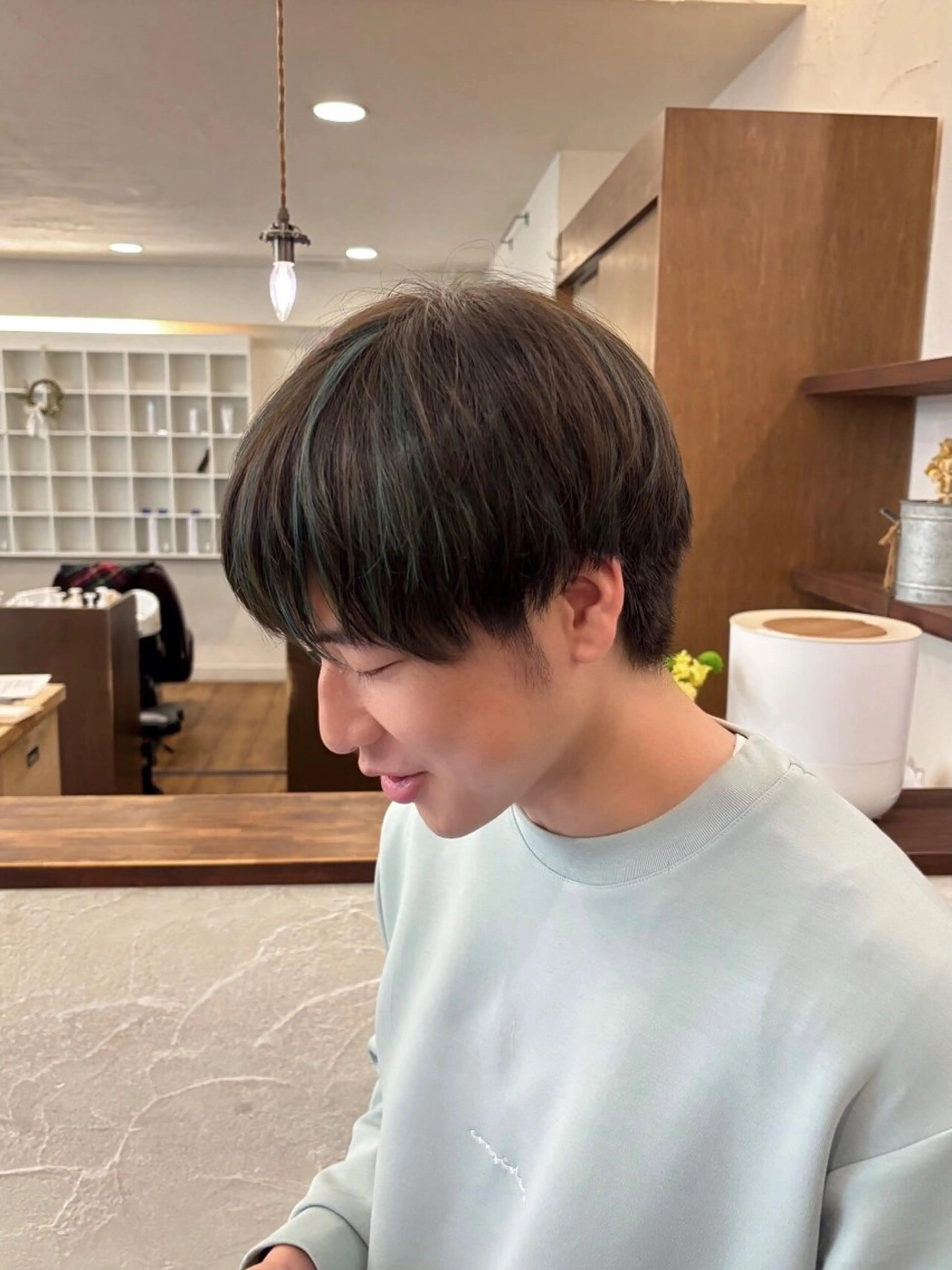 ショート カラー メンズ hair musee所属・musée 柱店のヘアスタイル