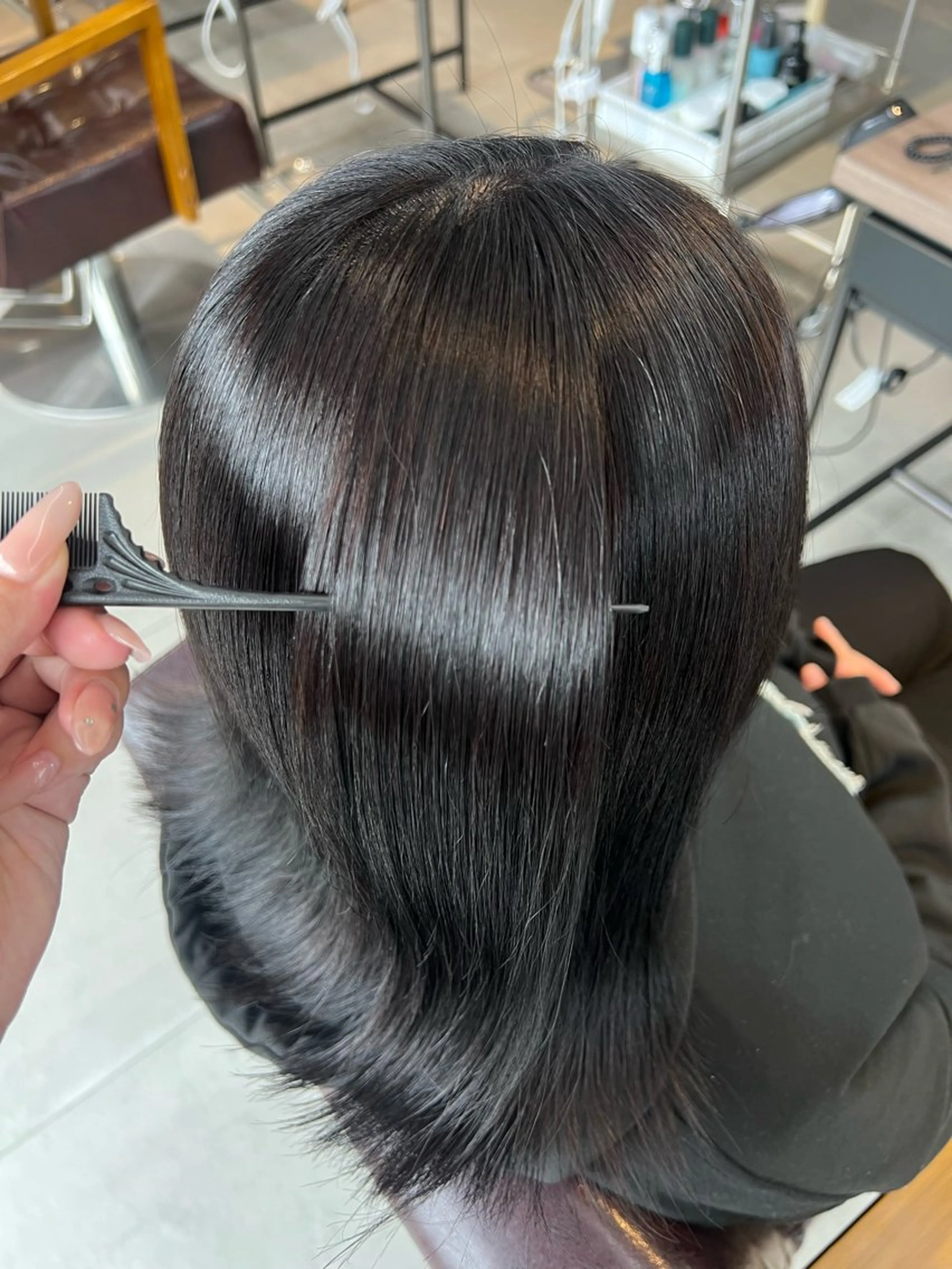 ミディアム ヘアカラー Kako🫧⭐️ アシスタント/モデルのヘアスタイル