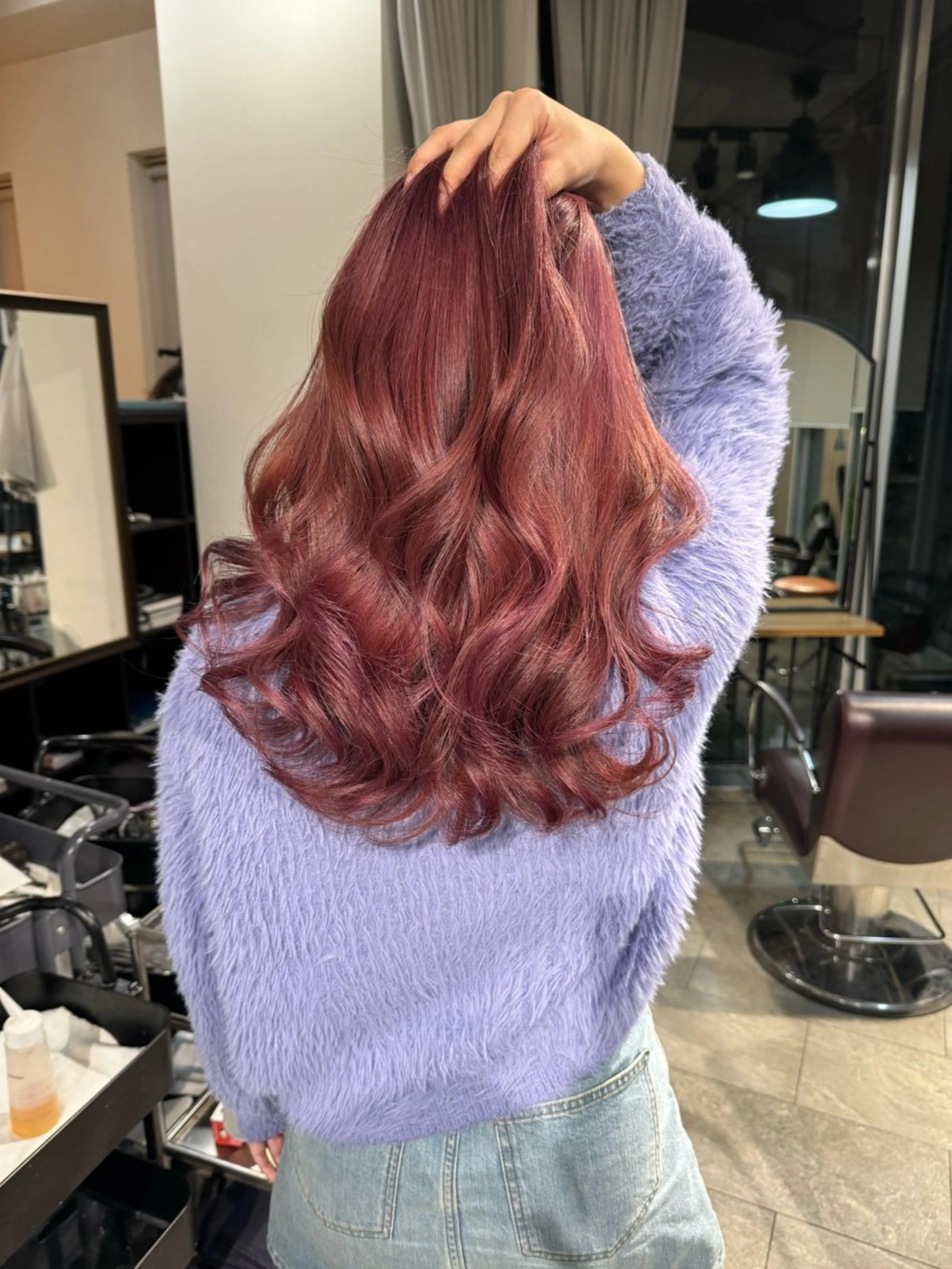 ロング カラー カット ヘアカラー トリートメント ヘアセット 💜ハイトーン💛 マジカルかいちゃんのヘアスタイル