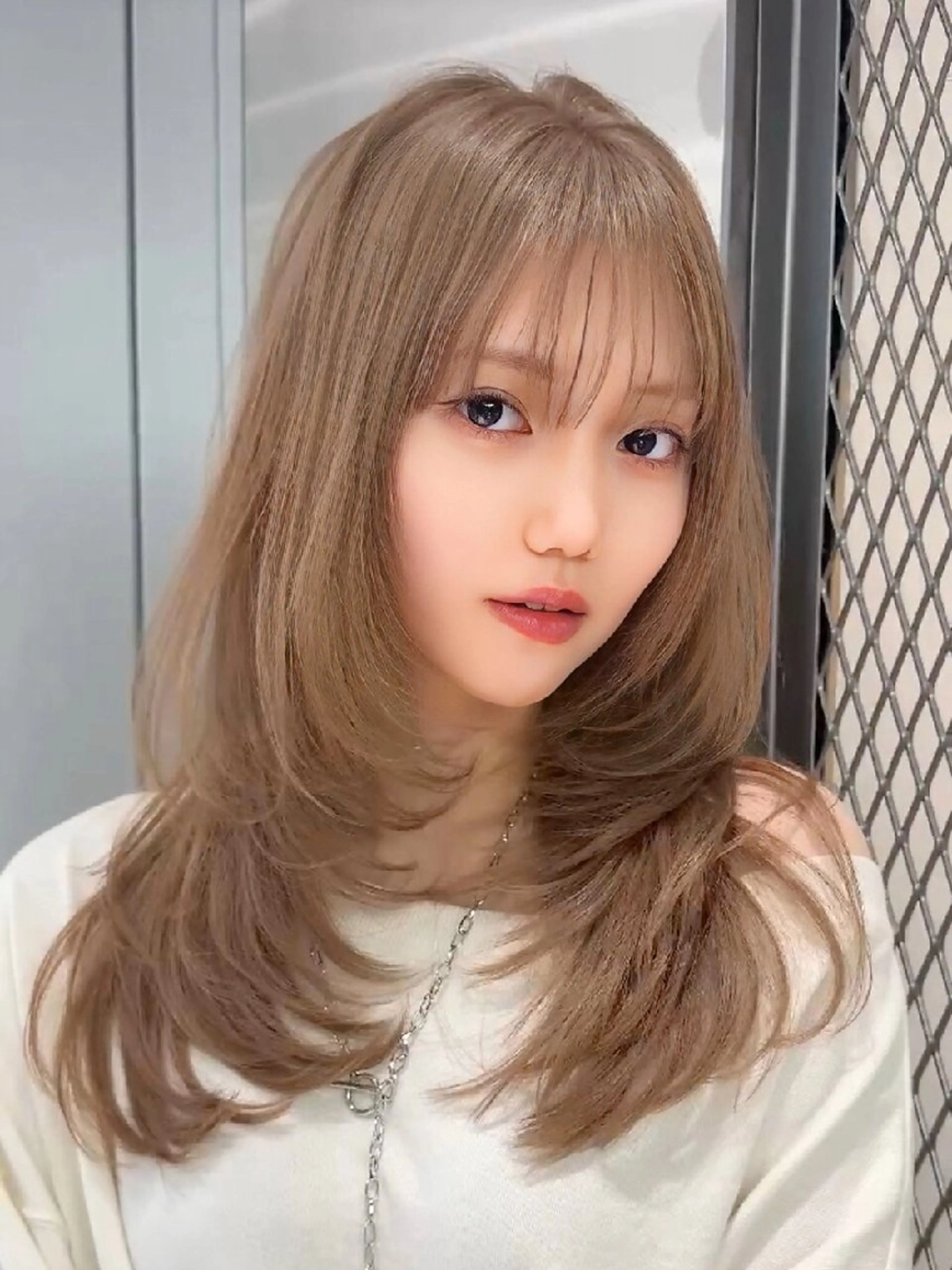 ロング カラー 縮毛矯正 トリートメント Lond Roleのヘアスタイル