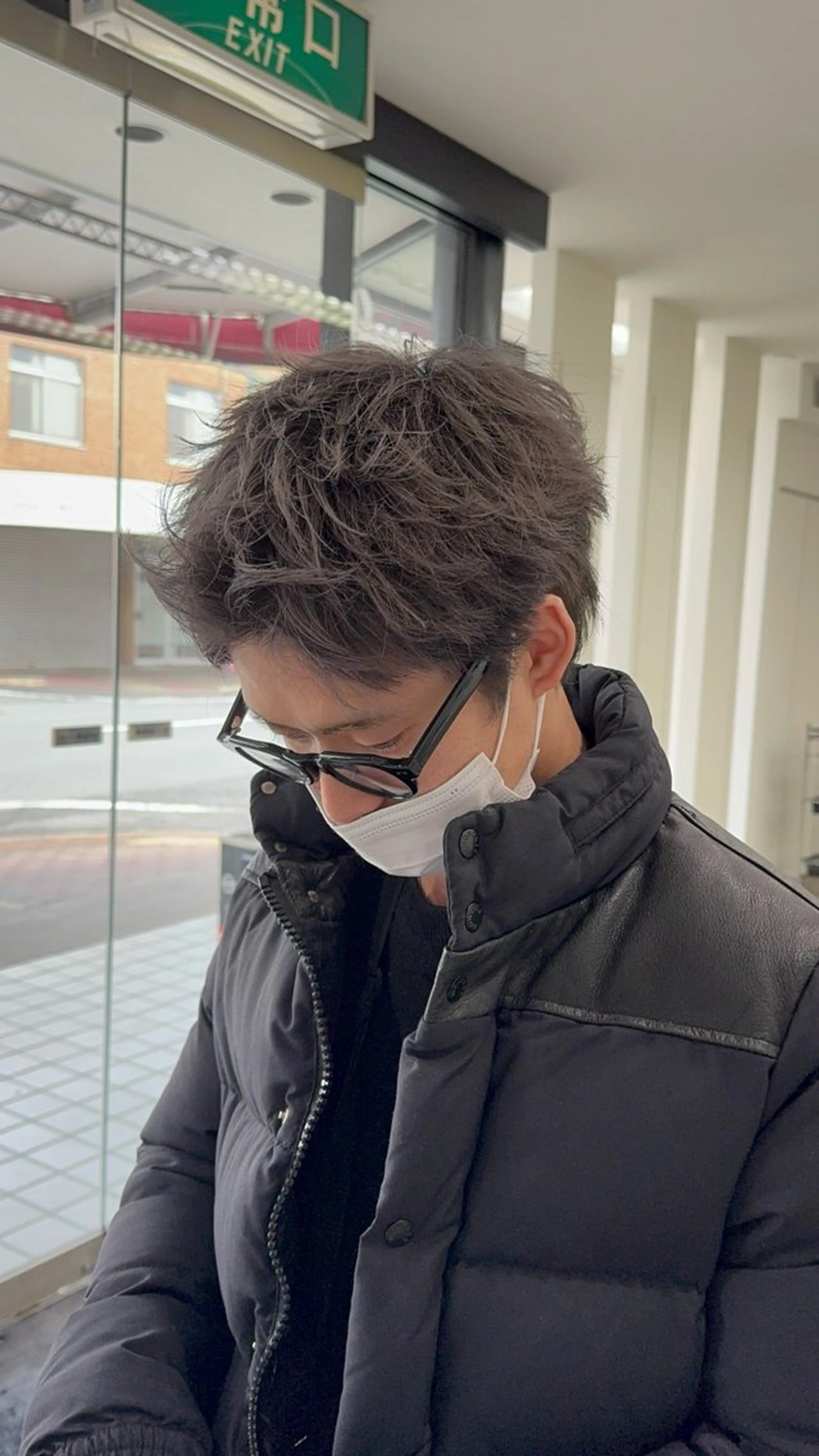 ショート カラー メンズ カット ヘアカラー 【メンズ特化】岩瀬 武【メンズパーマ】のヘアスタイル