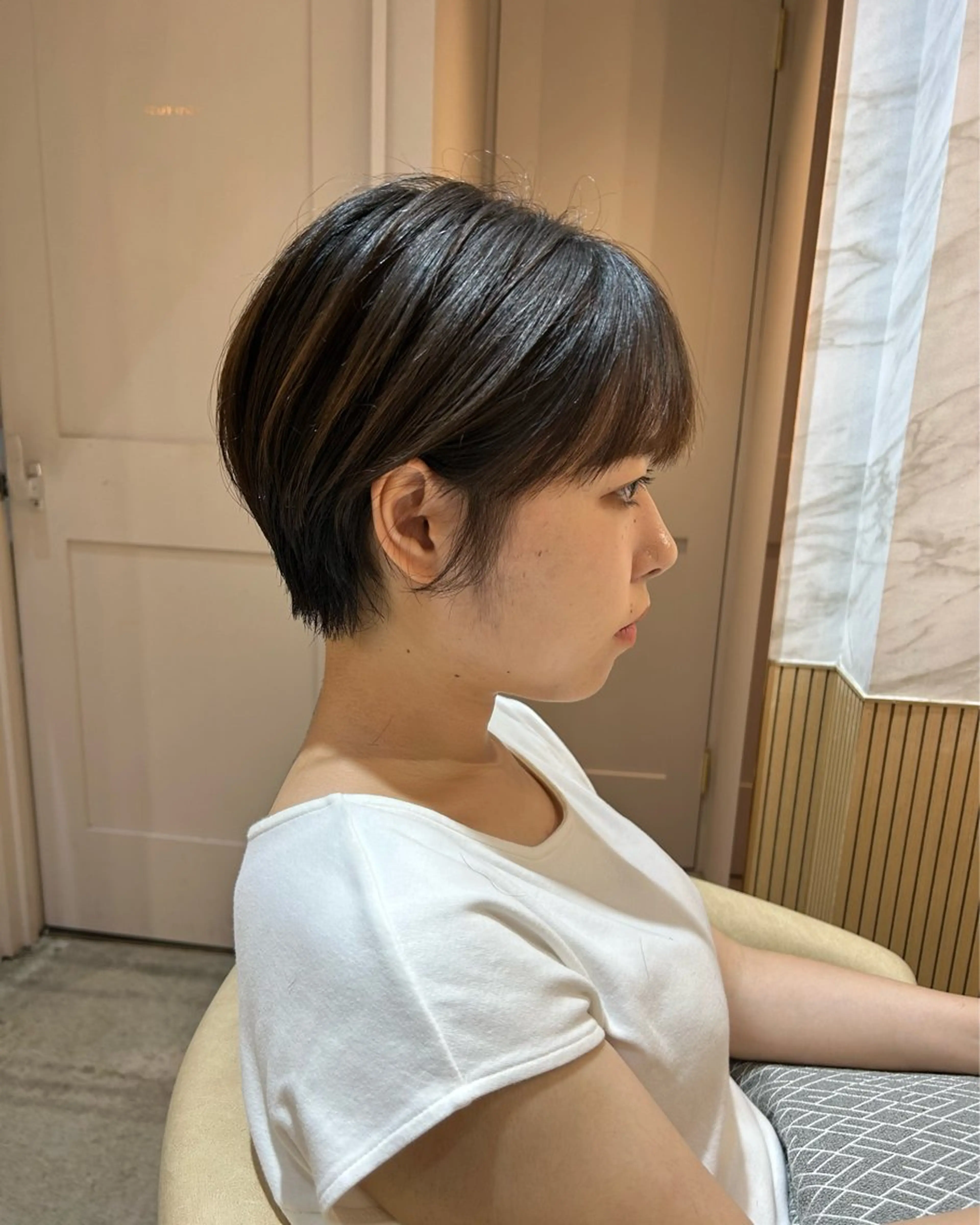 ショート ハンサムショート 似合わせカット ショートヘア ハッシュカット/韓国 レイヤー/カハナのヘアスタイル