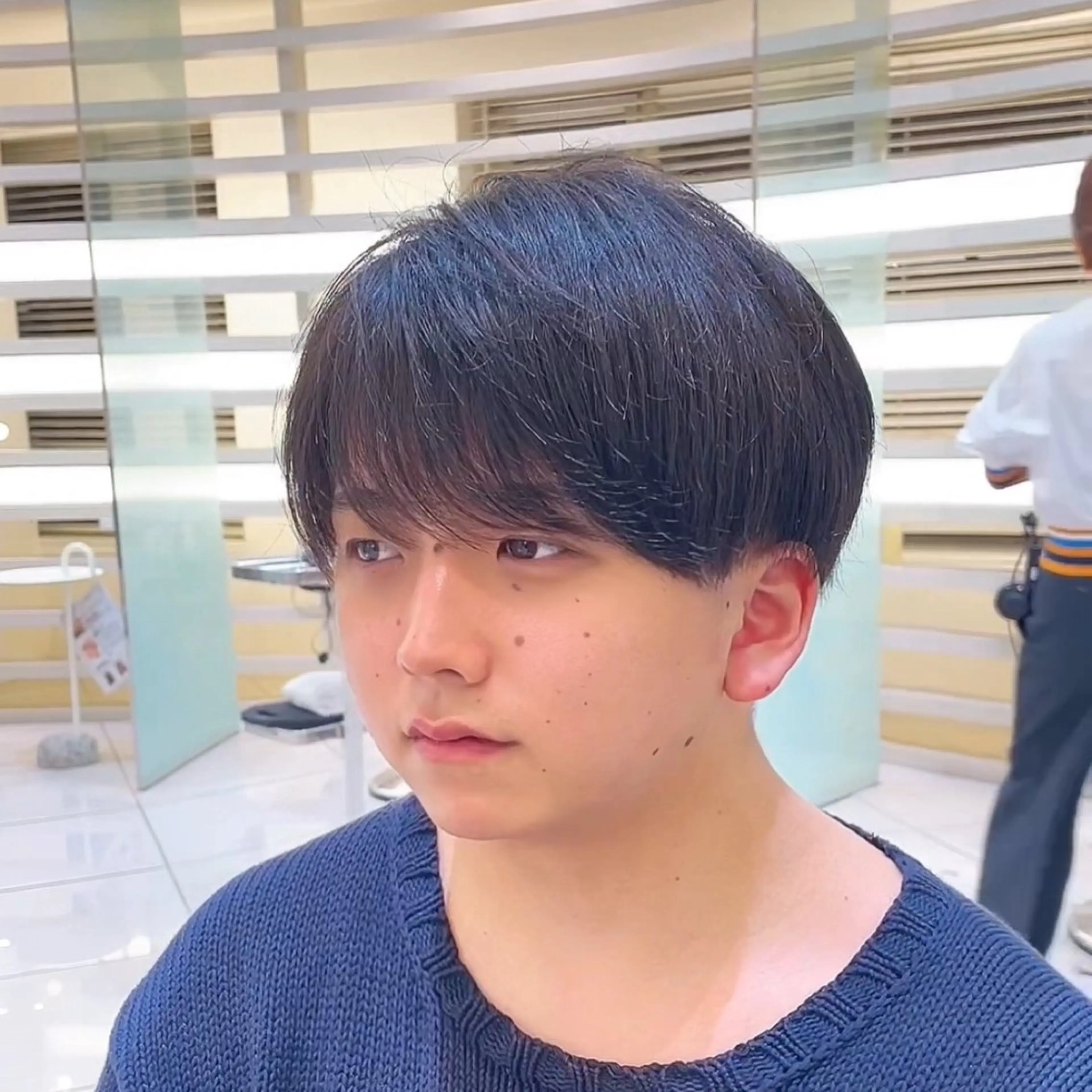 メンズ カット ヘアセット メンズ縮毛矯正 ブリーチカラー/まやのヘアスタイル