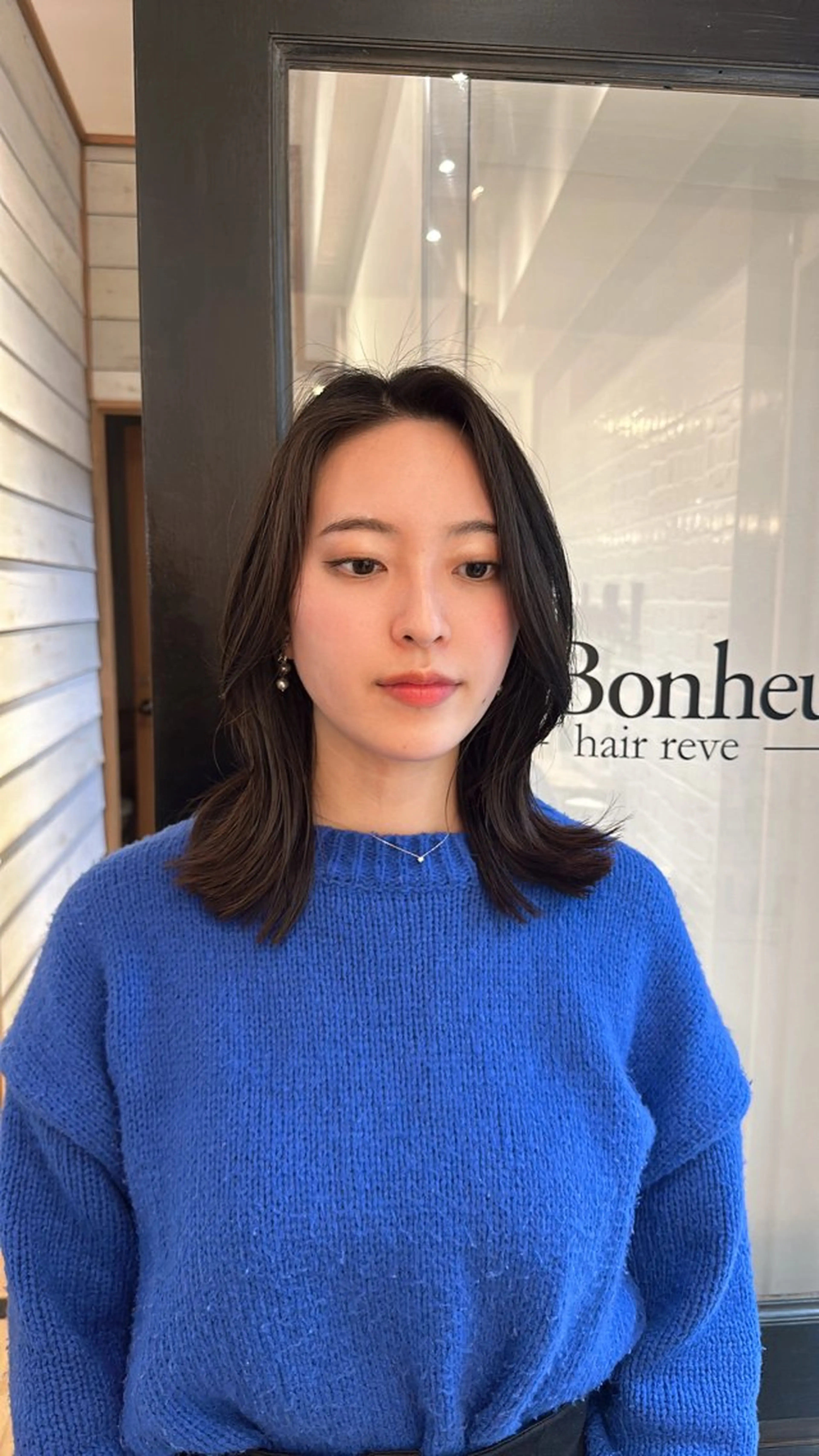 ミディアム La bonheur hair reve 池袋店所属・🐈‍⬛ マナカ🐈‍⬛のヘアスタイル