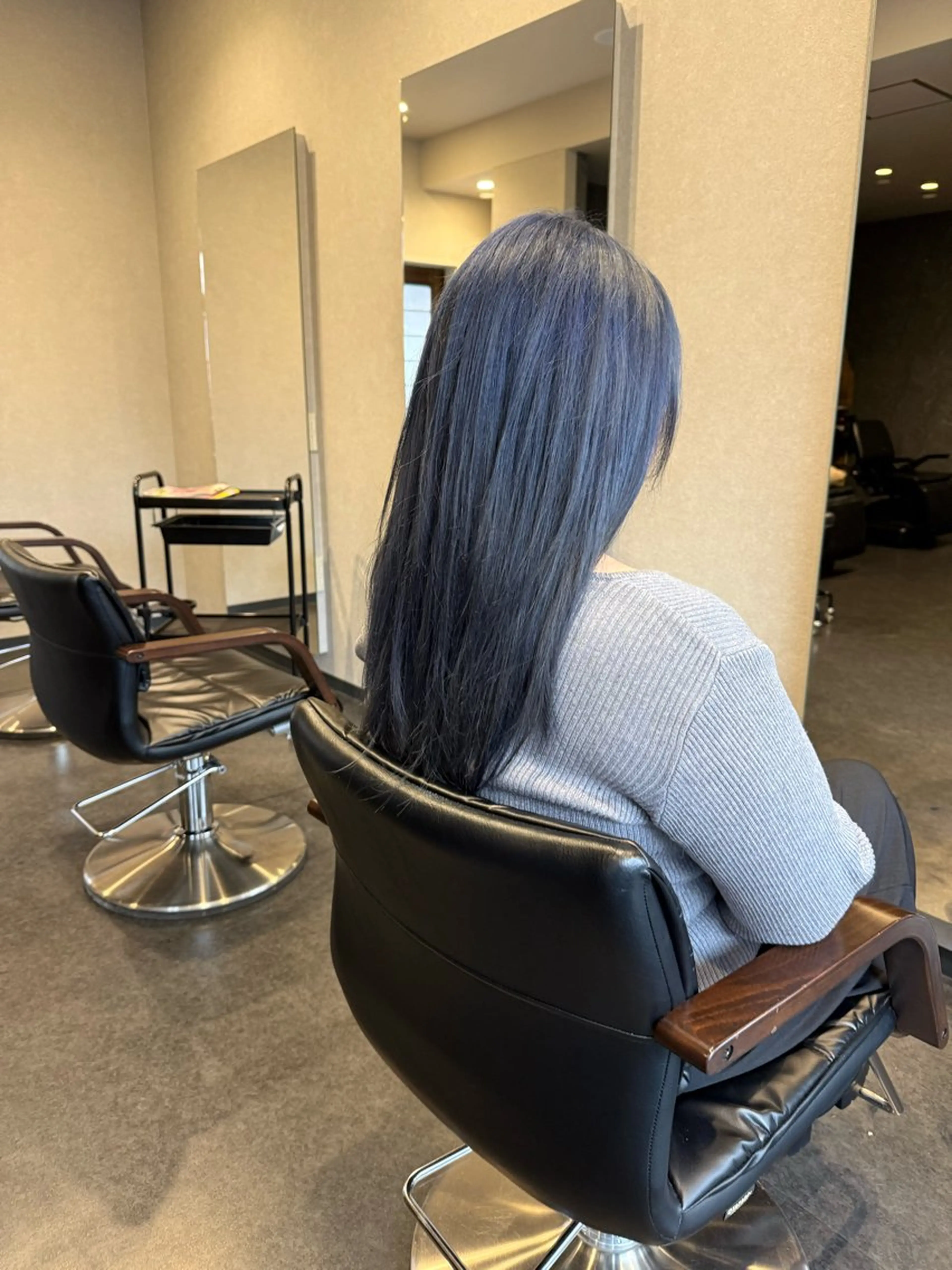 ロング パープルカラー 髪質改善 ロング 髪質改善⚡️カラー 🍀武久 誠🍀のヘアスタイル