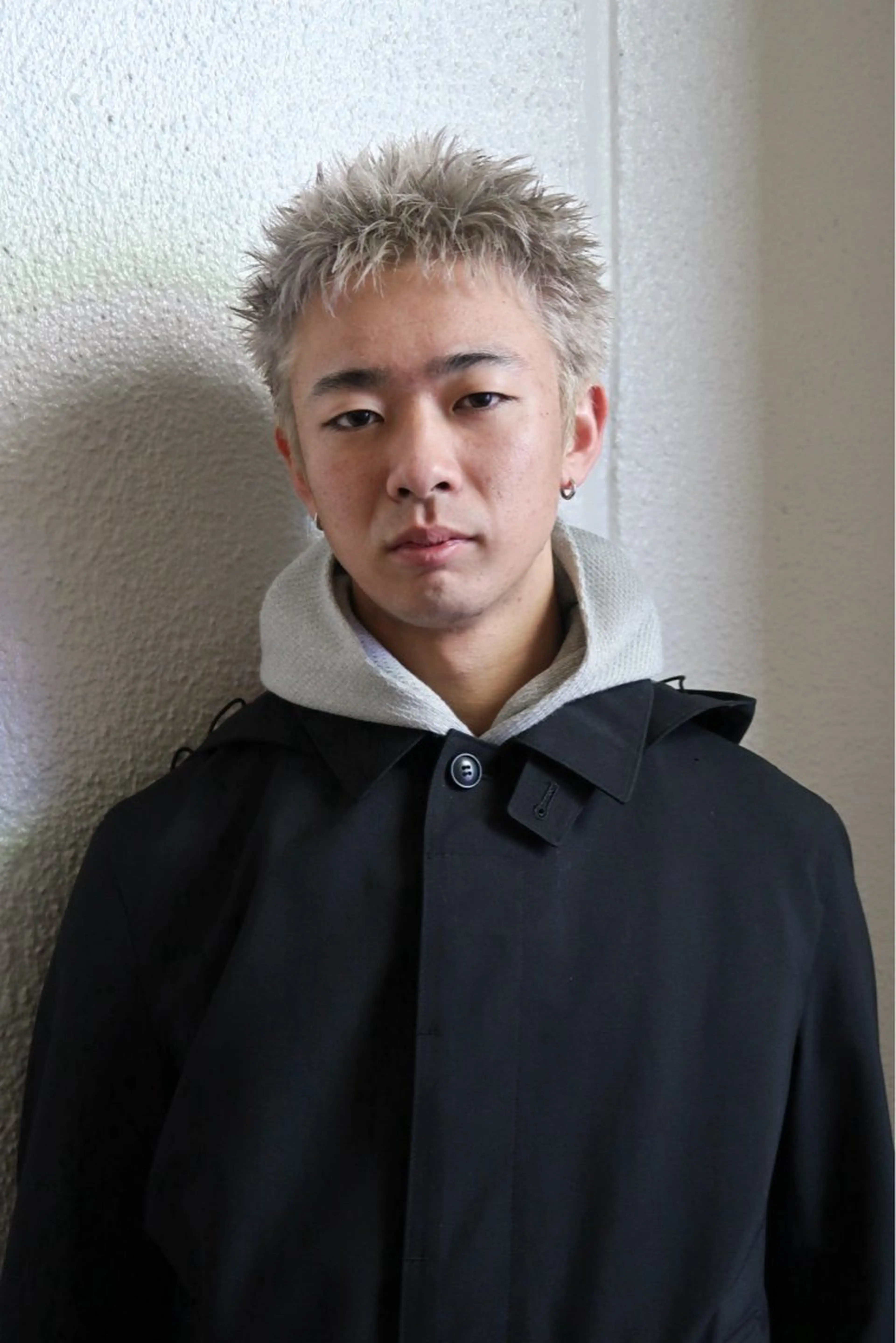 ショート カラー メンズ Rei/ 縮毛矯正/ ハイライトカラー募集のヘアスタイル