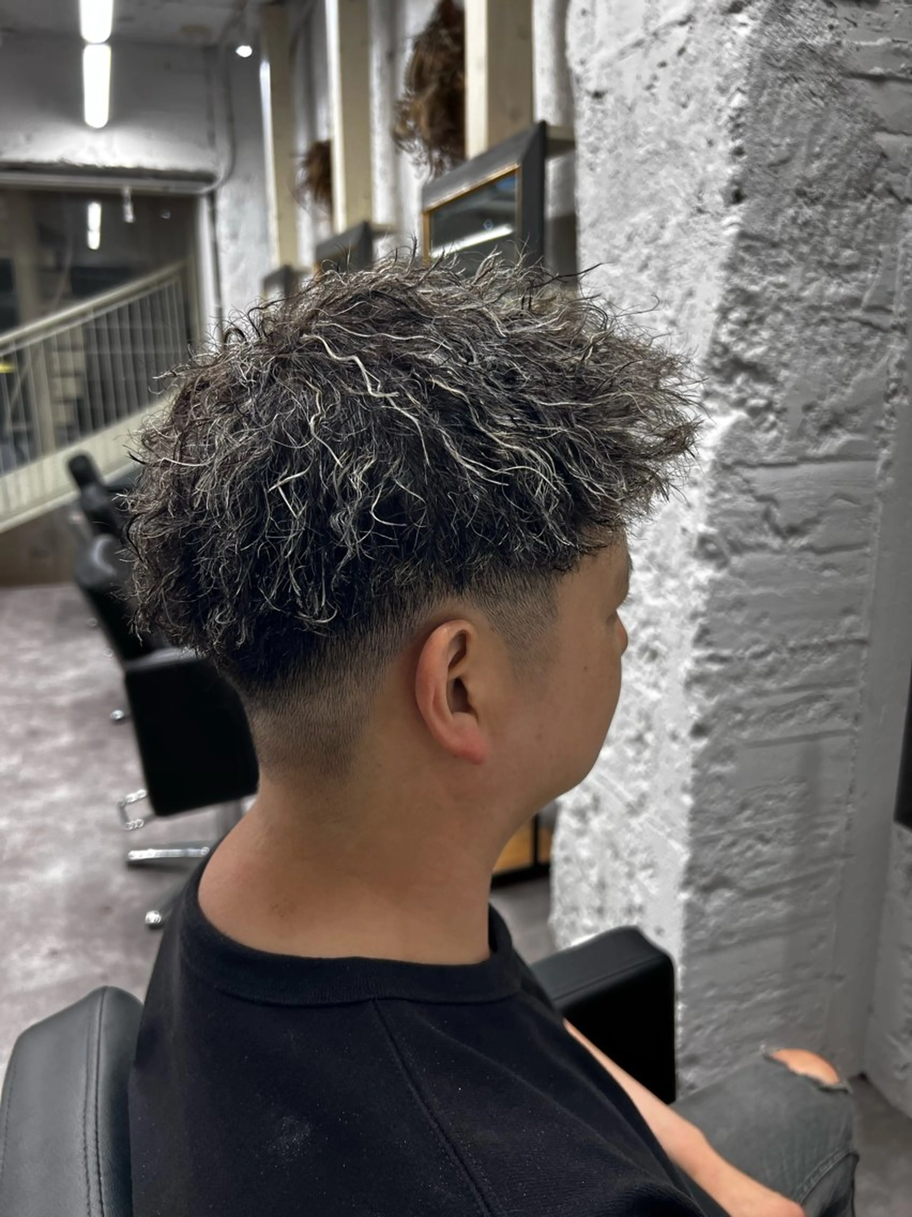 パーマ メンズ 笹江 瑞穂のヘアスタイル